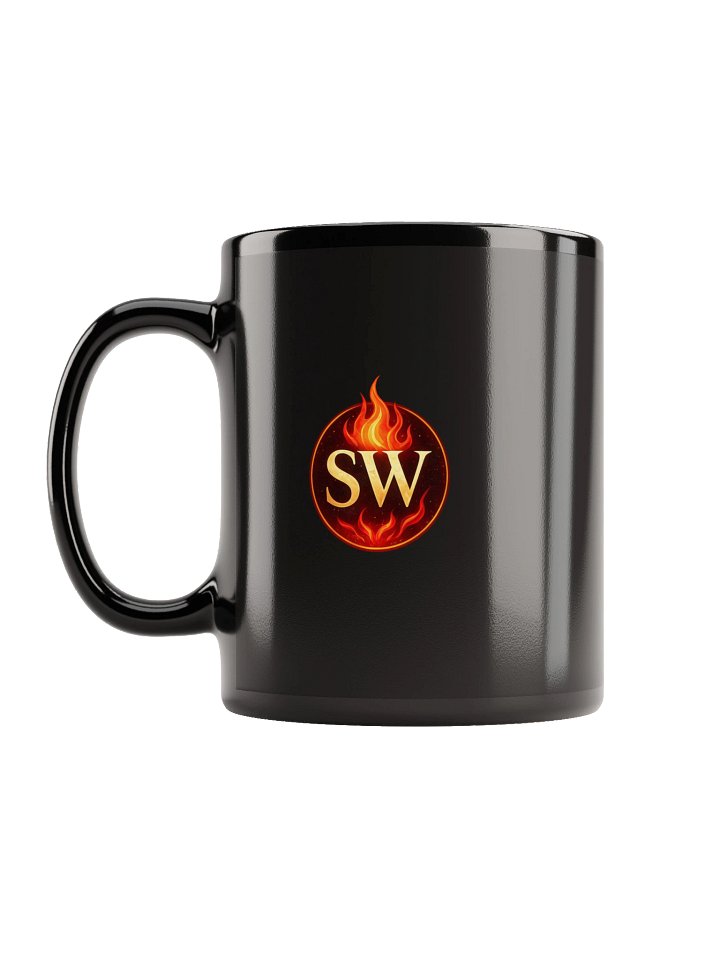 Spiritual Warfare Black Glossy Mug product image (7)
