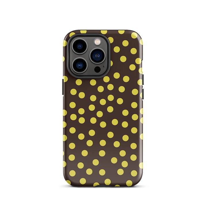Choco Banana Scatter Dots iPhone Case product image (1)