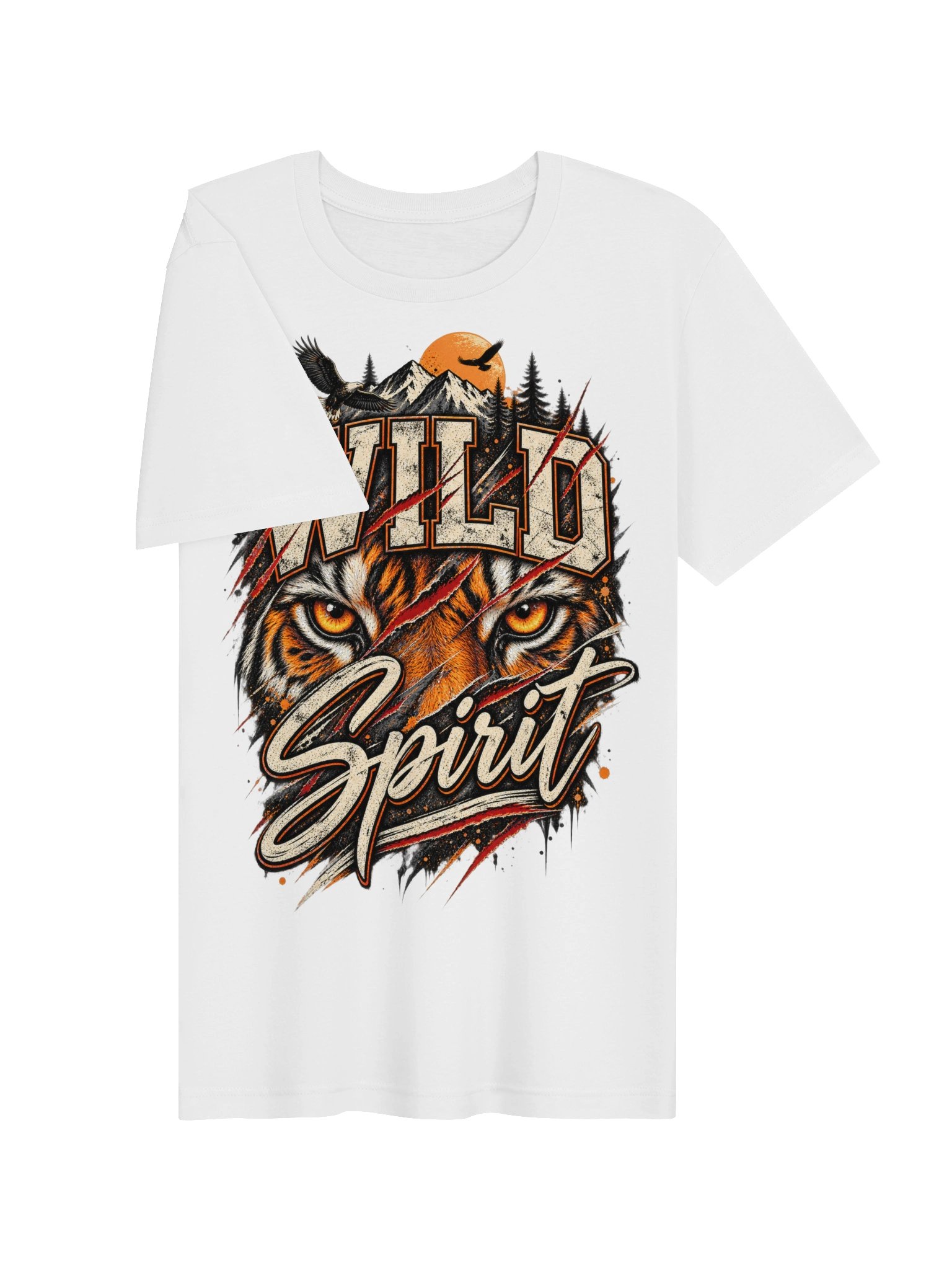 Wild Spirit - Tiger Freedom Graphic T-Shirt product image (24)