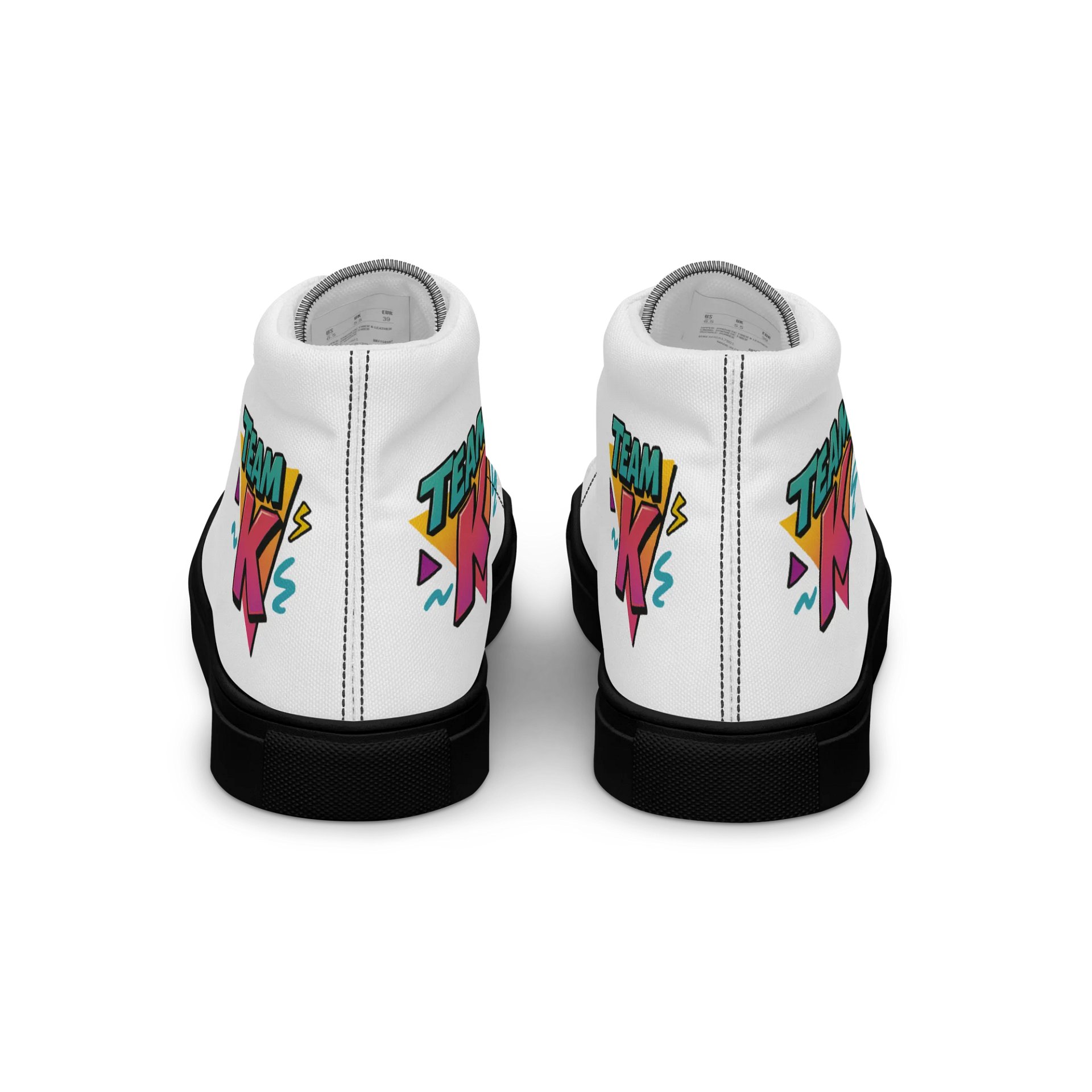 Team K 1990's Women's High Top Canvas Shoes product image (7)