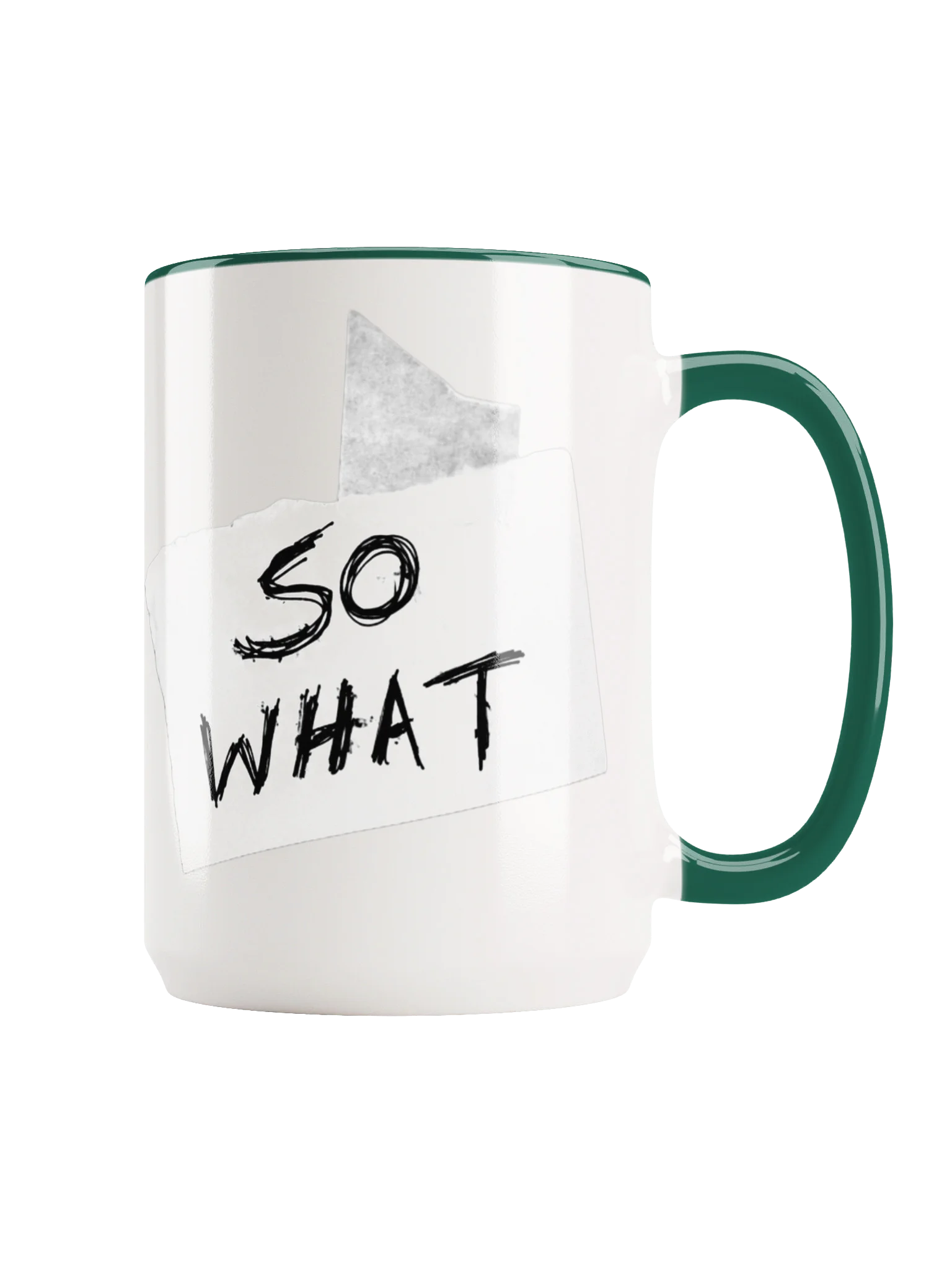 "So What" Teacher's Mug product image (1)