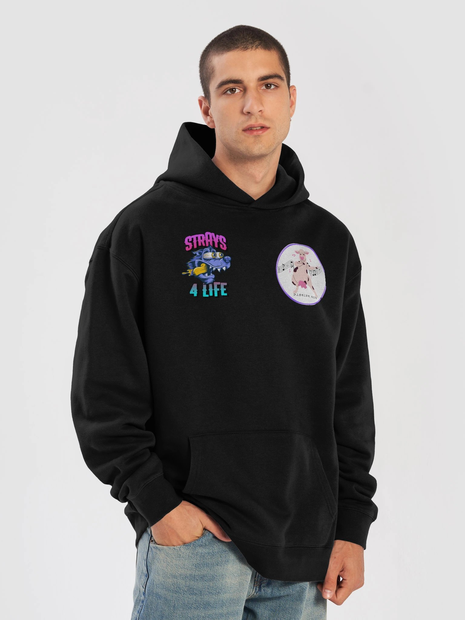Dancing Doghouse Overhead Hoodie product image (40)
