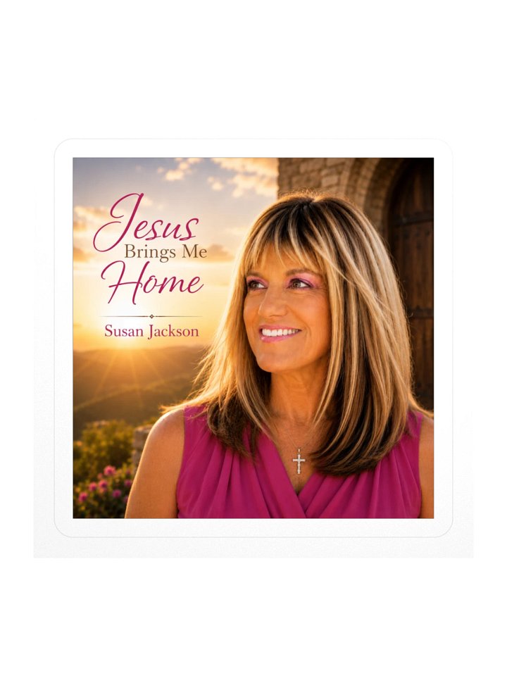 Jesus Brings Me Home Kiss-Cut Sticker product image (1)