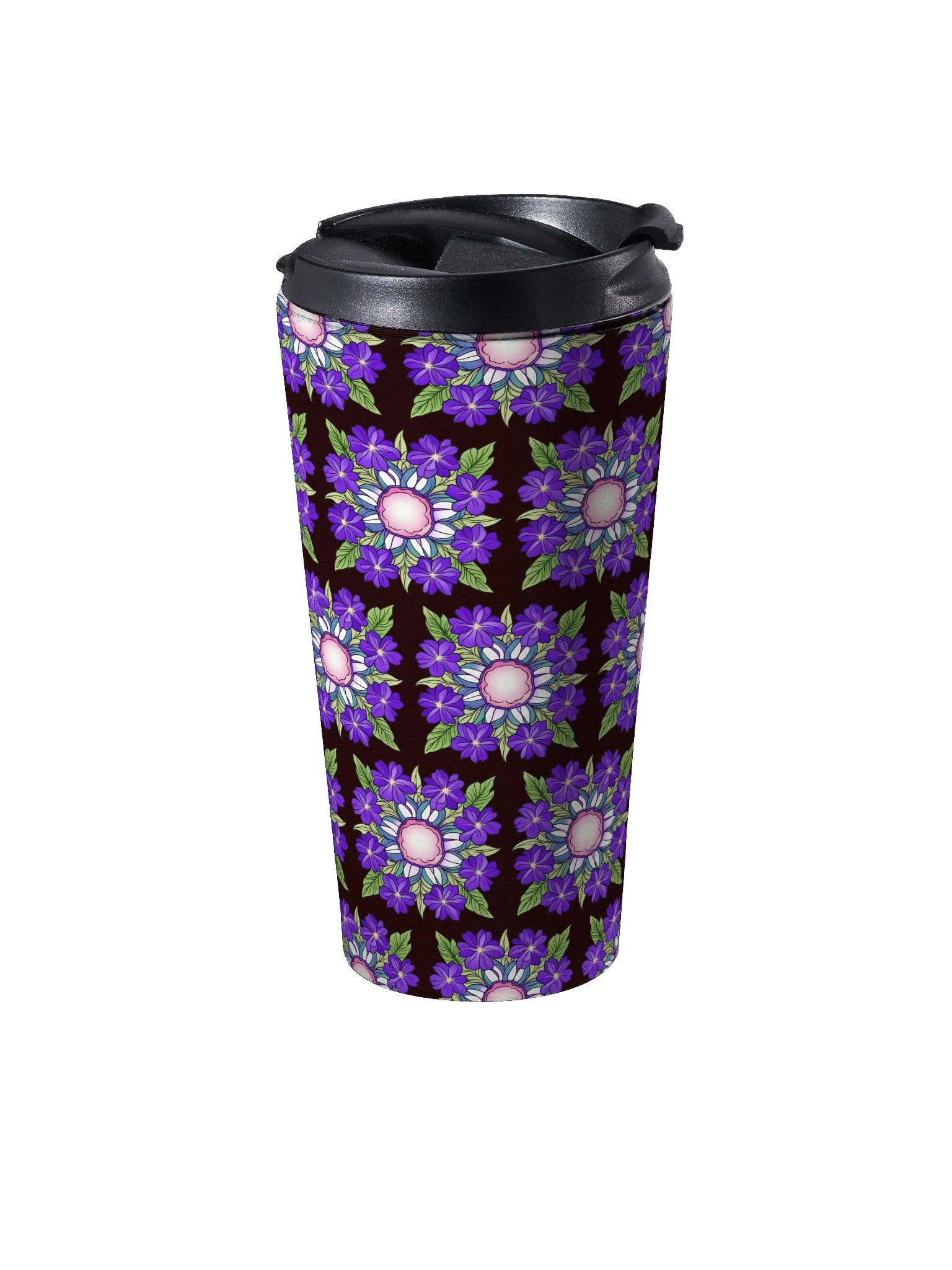 Celestial Petalwheel Mandala - Stainless Steel Travel Mug product image (3)