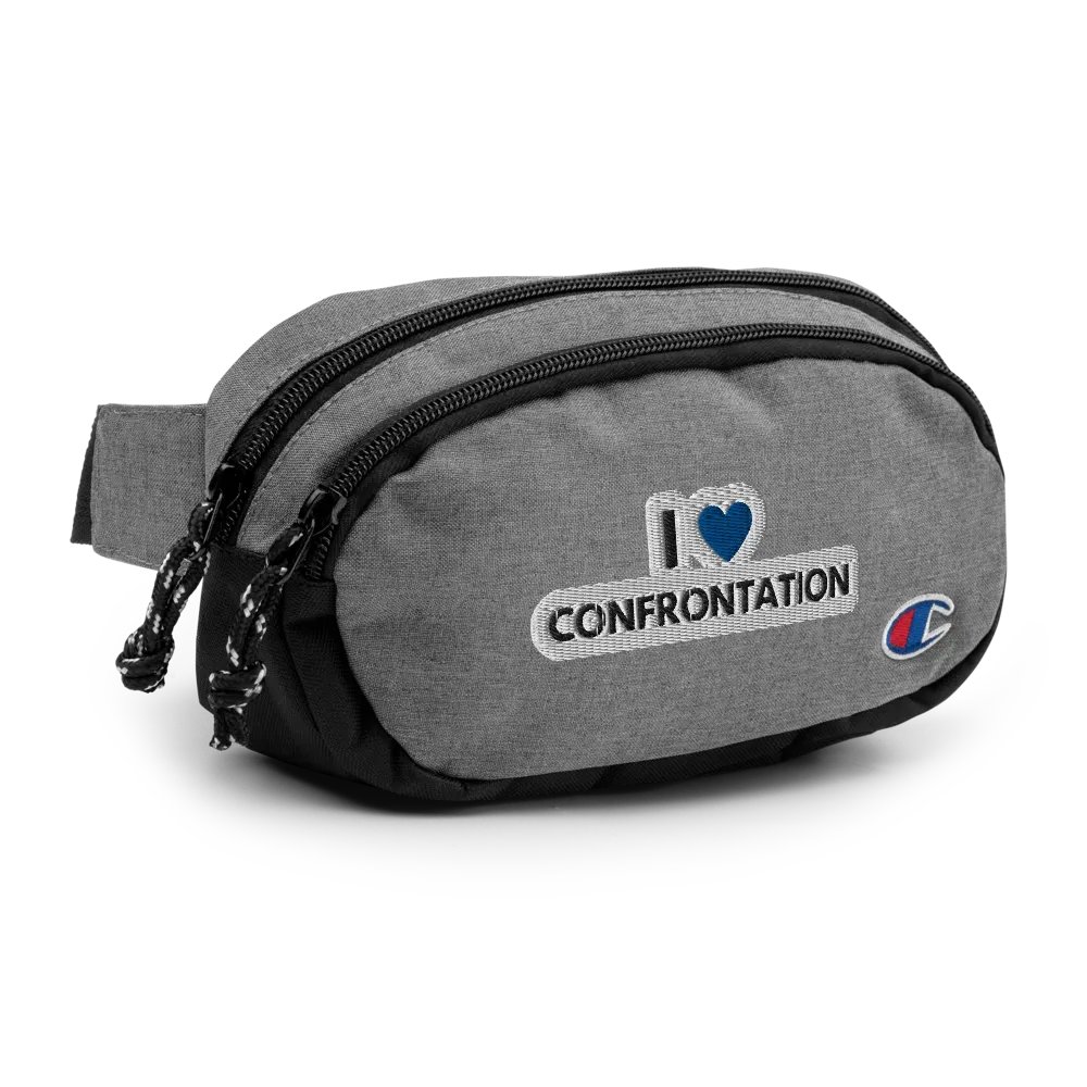 I <3 Confrontation (royal bubble design) champion fanny pack product image (3)