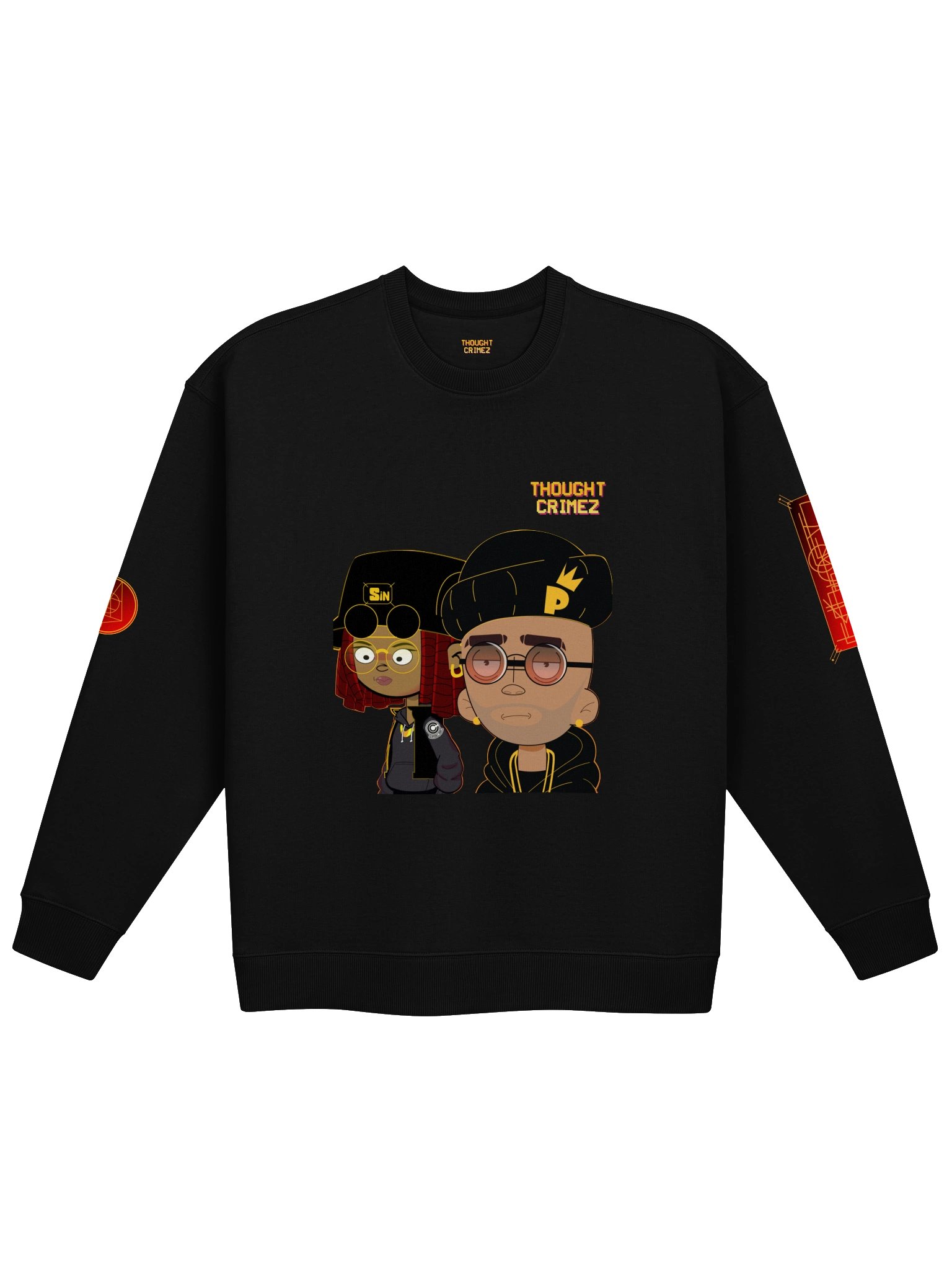 Thought Crimez Oversized Sweatshirt product image (1)