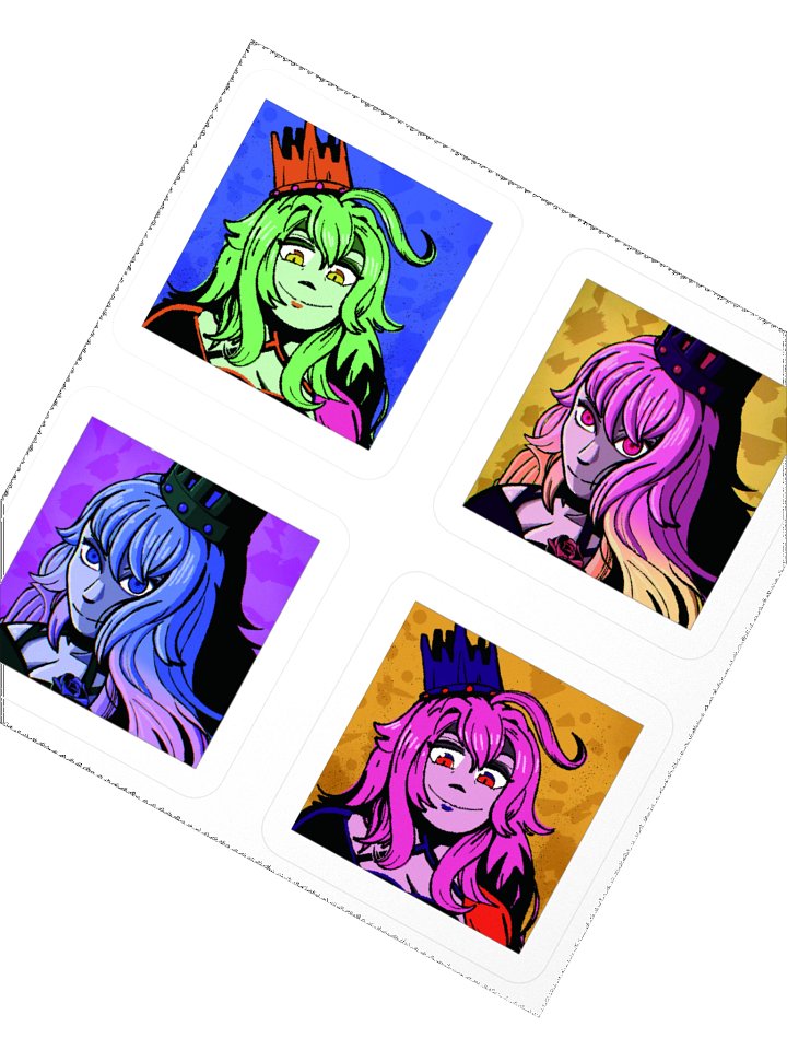 Square Shy Stickers! product image (2)