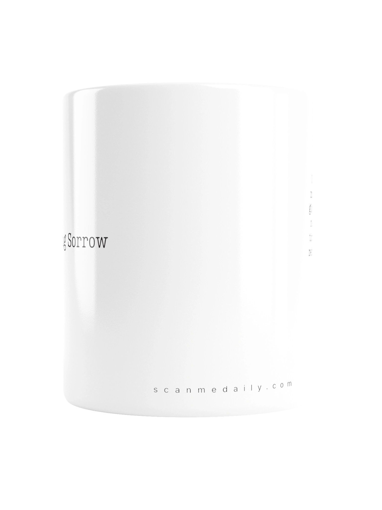 <i>Lifelong Sorrow</i> • QR Mug<br /> With 160 Daily Quotes<br /> <small>Quotes from beloved novel<br />Anne of Green Gables (1908)</small> product image (4)