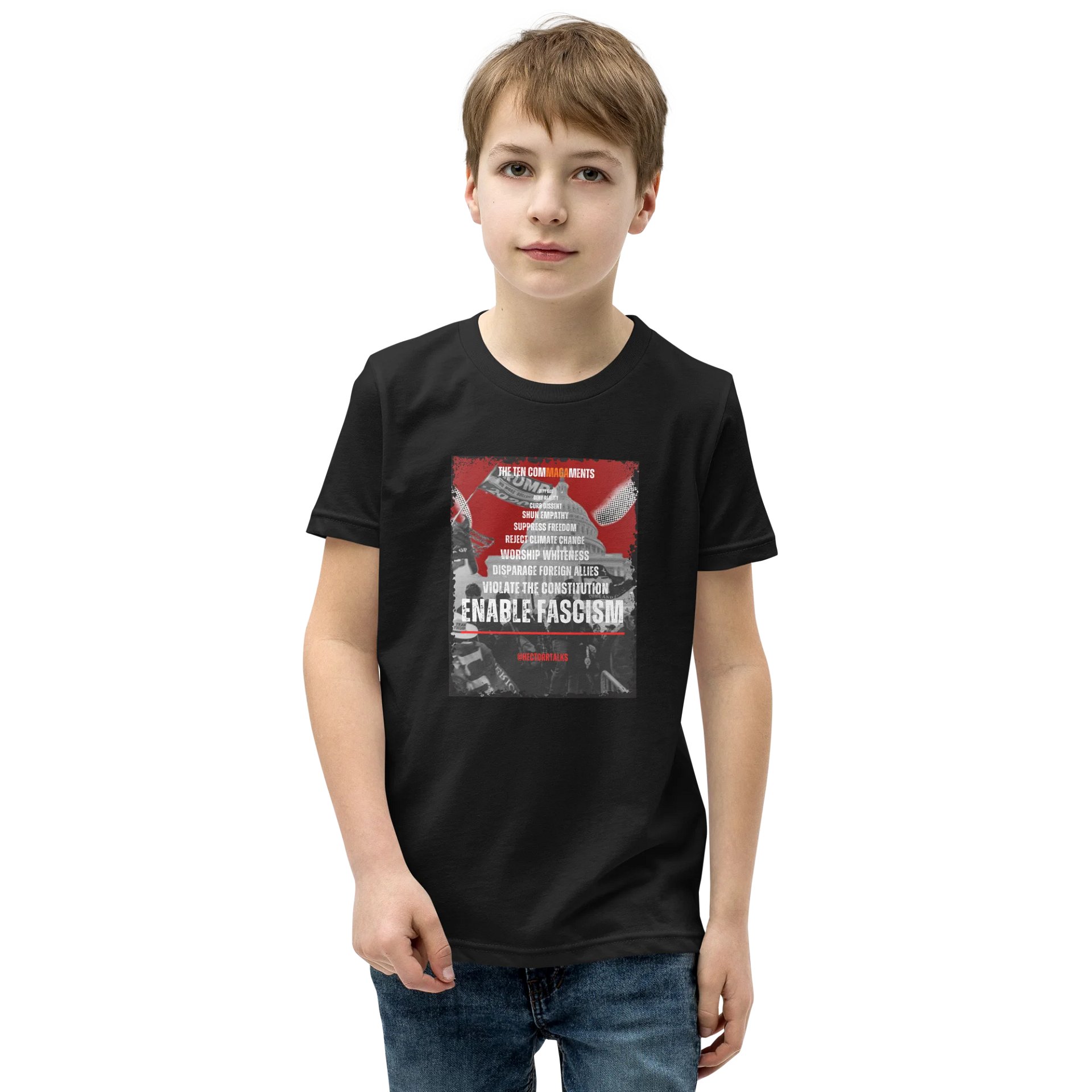 Ten ComMAGAments Kids Tee | D A R K product image (1)