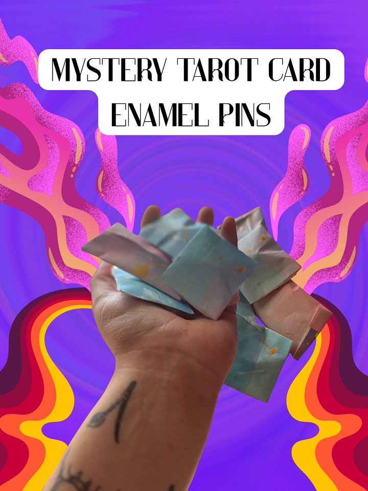 Mystery Tarot Enamel Pins product image (1)