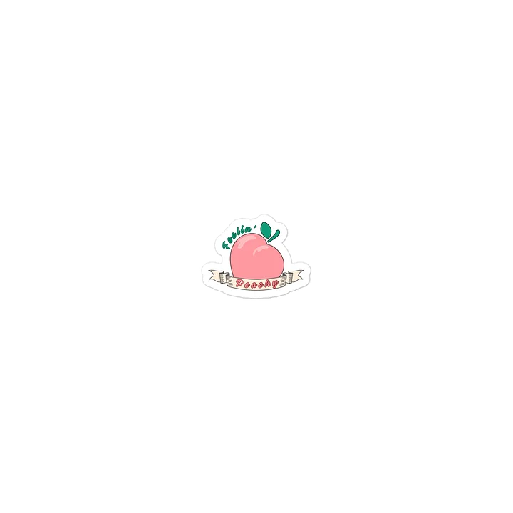 "Feelin' Peachy" Die-Cut Sticker product image (1)