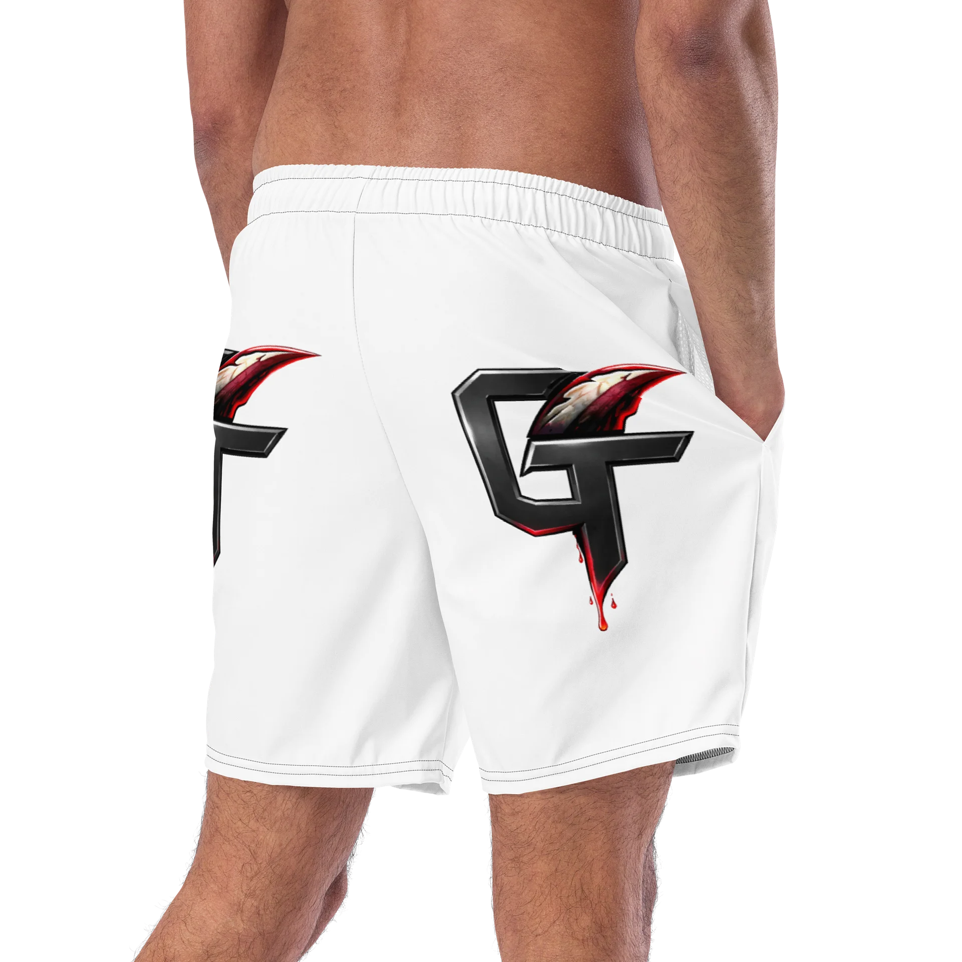 GnarlyToenail Logo Men's Swim Trunks product image (9)