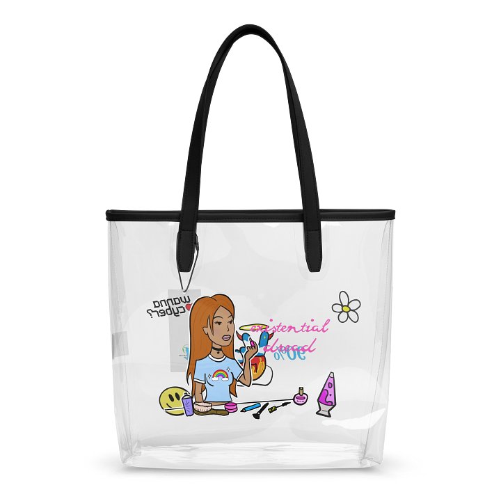 90% Angel/Existential Dread Clear Tote product image (2)