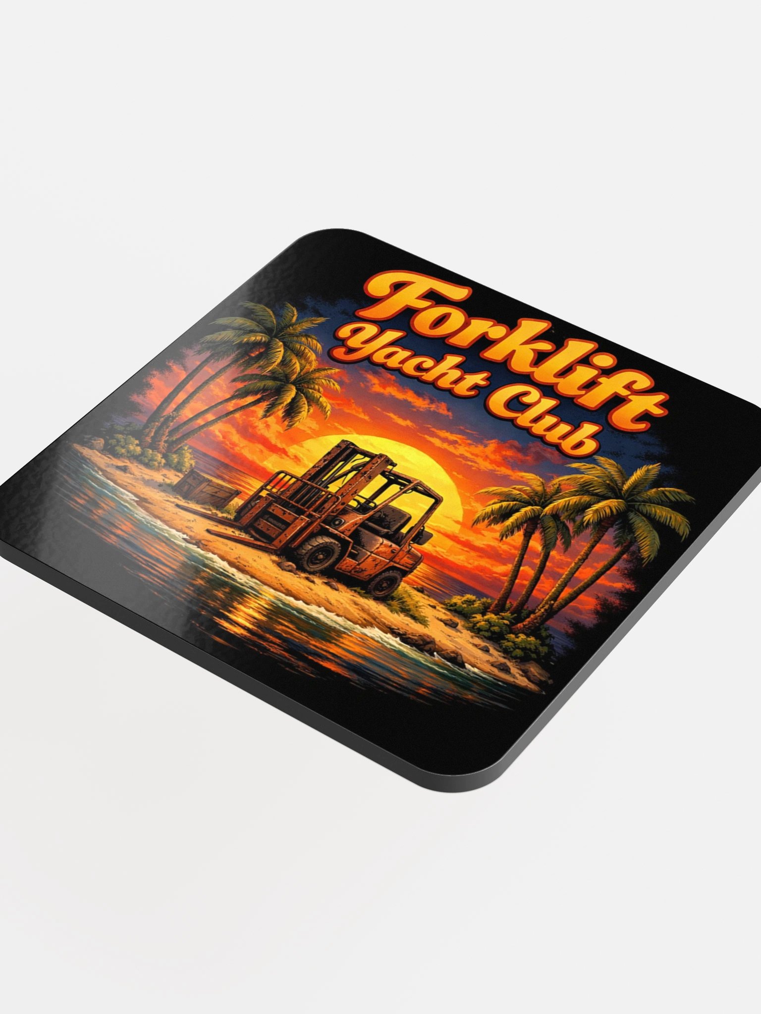 Forklift Yacht Club Sunset Coaster product image (4)