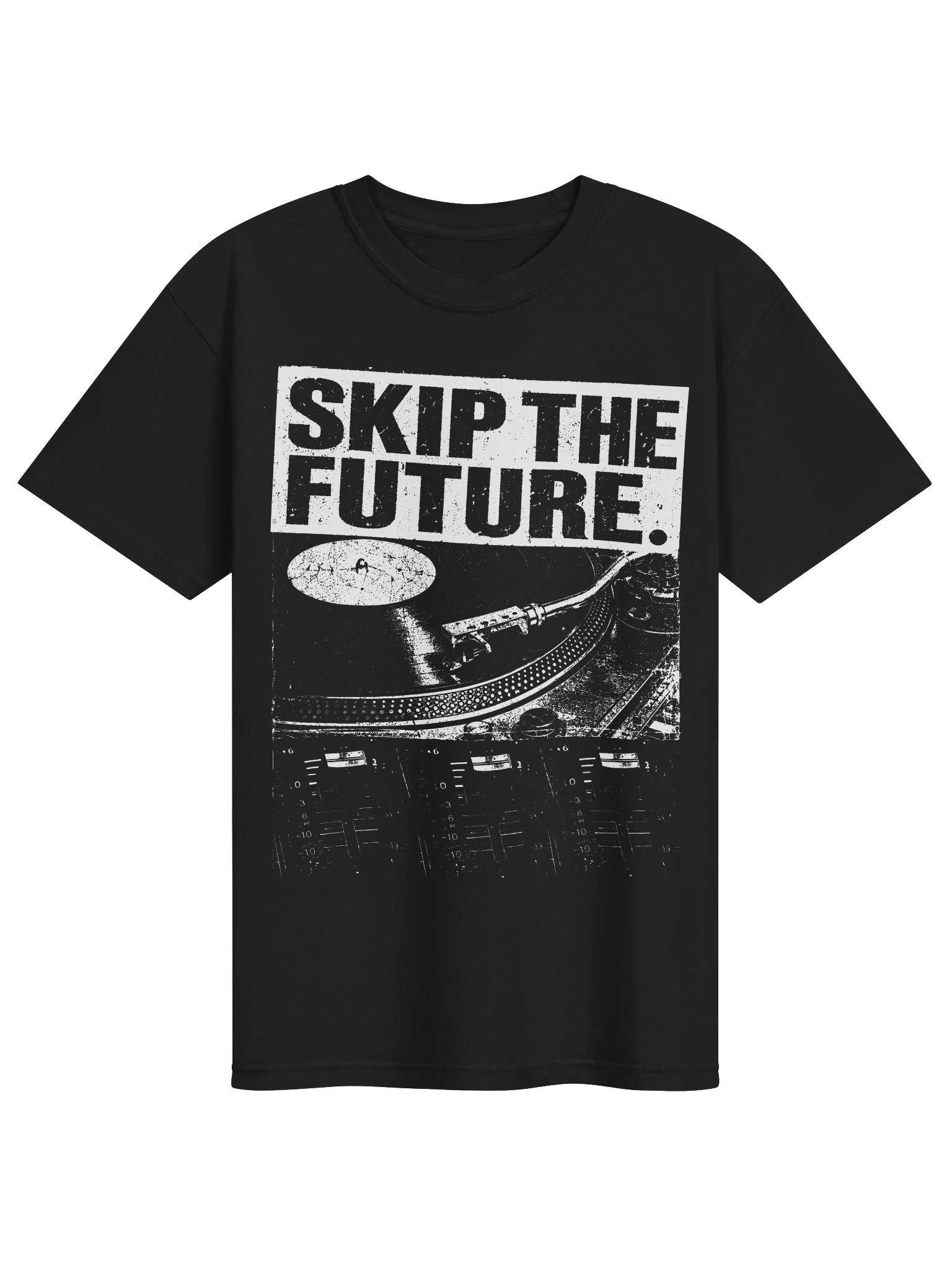 Skip the Future Vinyl Record Heavyweight Graphic Tee product image (1)