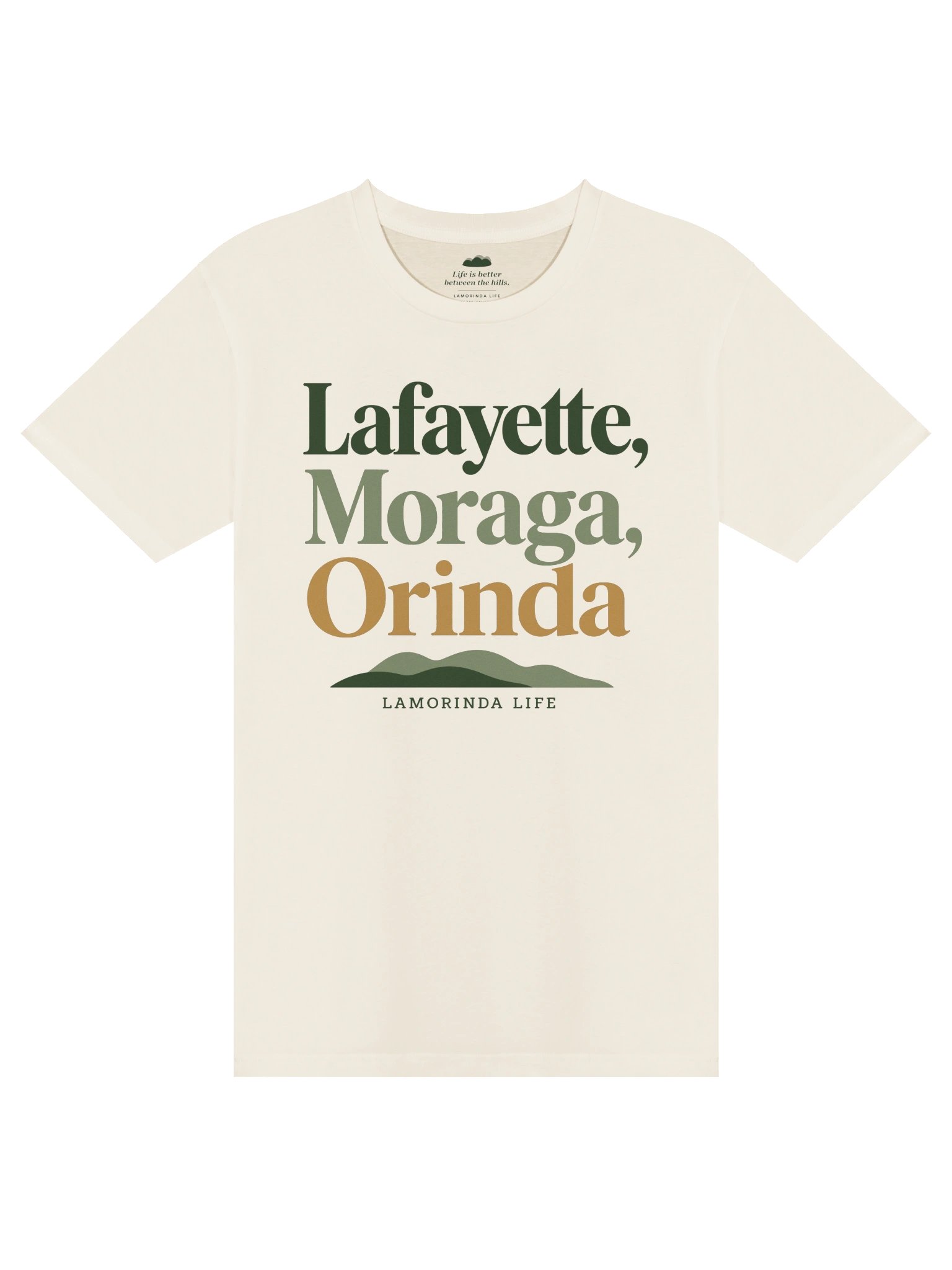 Lafayette, Moraga & Orinda T-Shirt | Light product image (1)