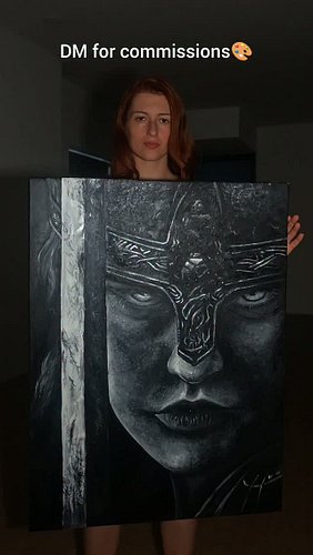 For a time now I have time for commissions where you can get your own personal painting done by me and it gets Livestreamed.
...