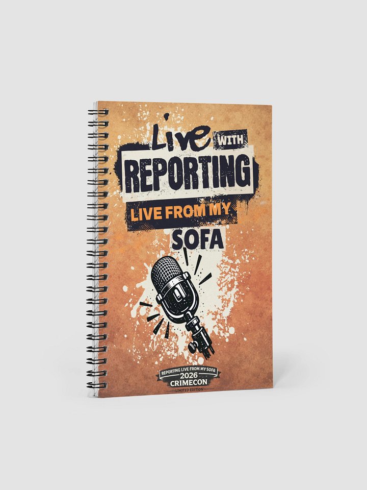 CrimeCon 2026 Sofa Squad Notes Journal product image (1)