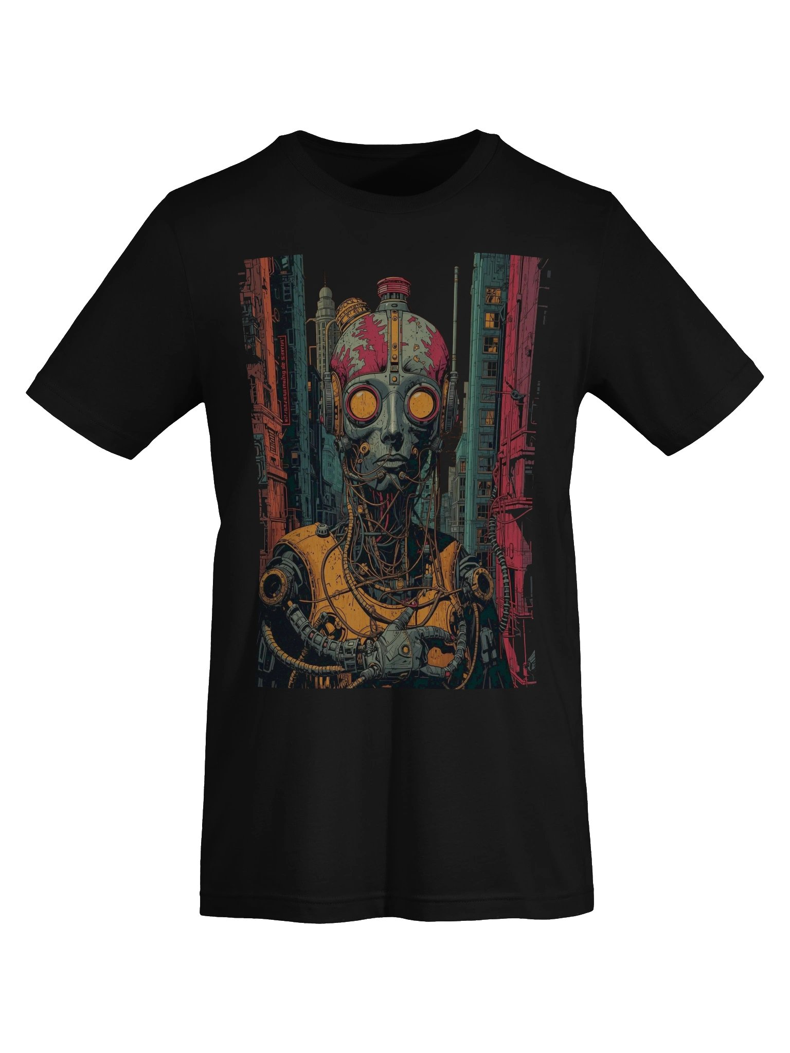 Dystopian Cyborg Punk Lightweight T-Shirt product image (4)