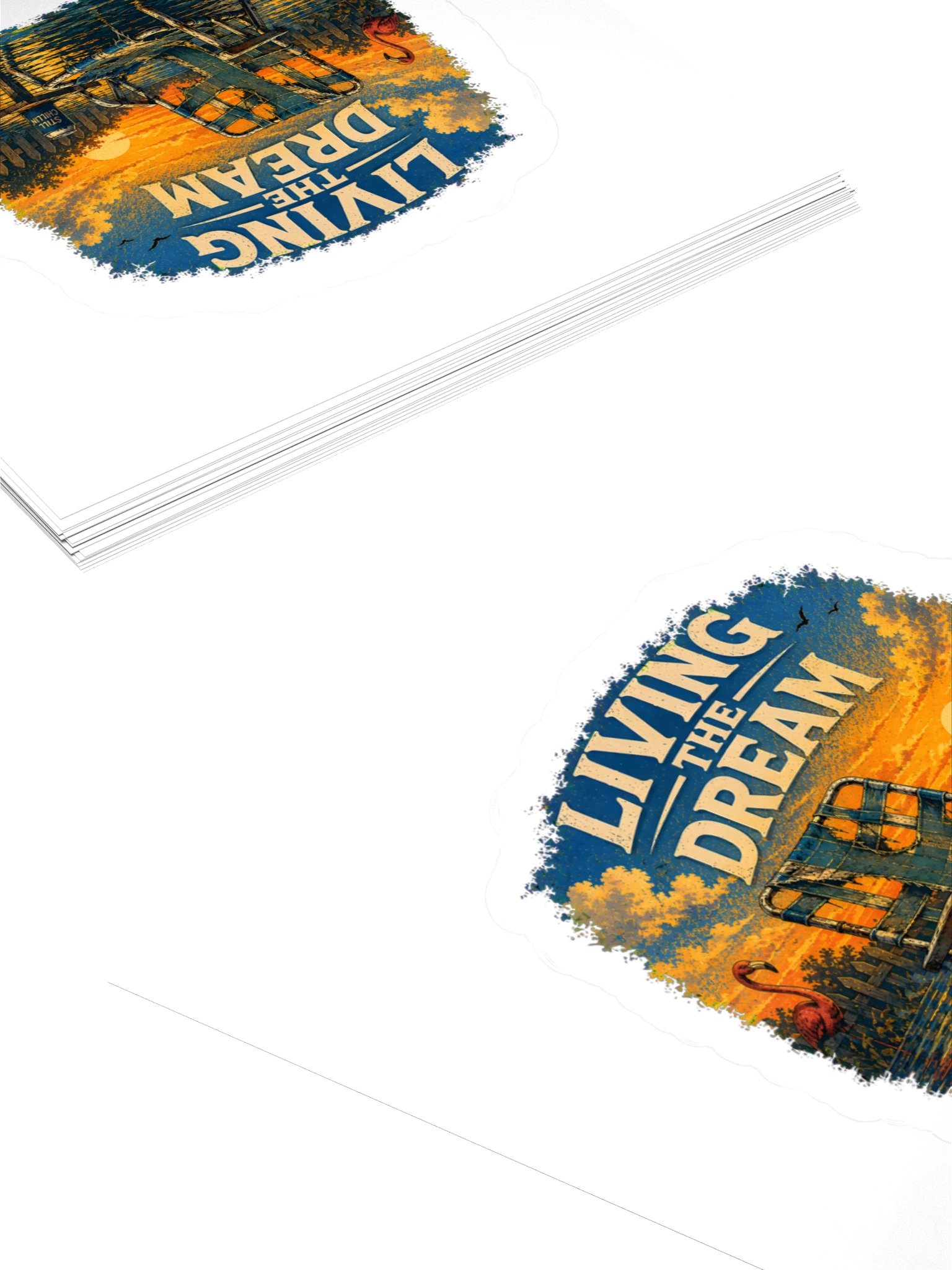Living The Dream Sticker product image (4)