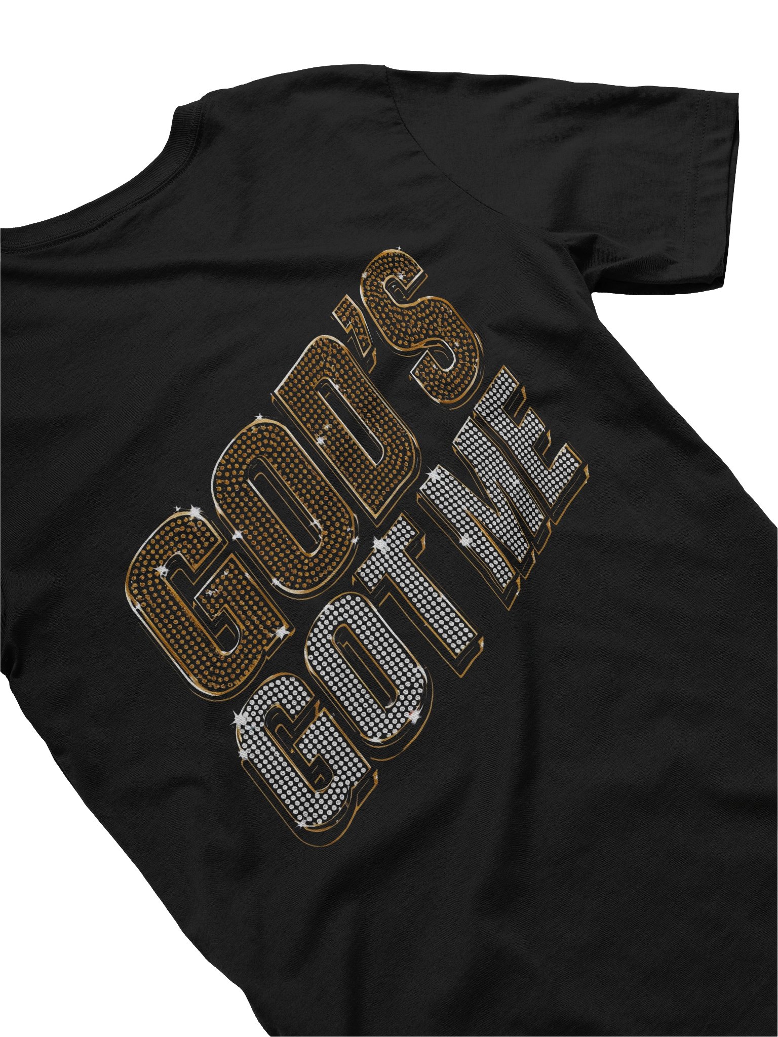 God's Got Me - Divine Glitter: Bella+Canvas Supersoft T-Shirt product image (4)