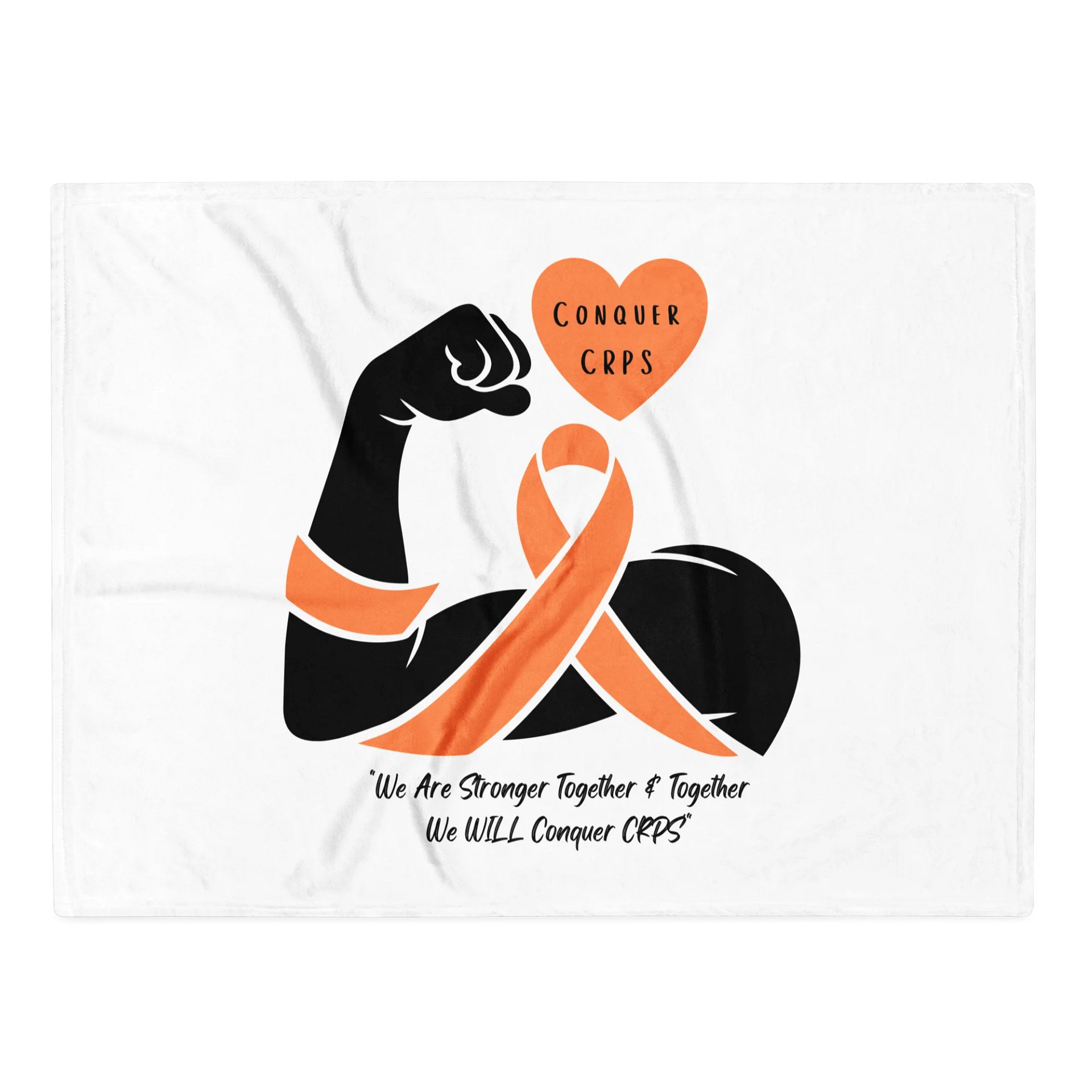 Conquer CRPS Stronger Together Throw Blanket product image (2)