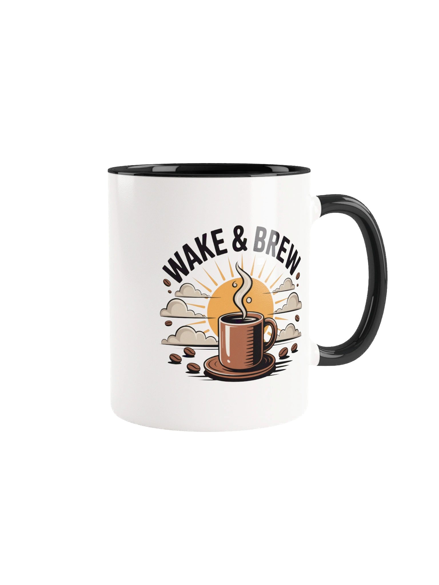 Wake & Brew Coffee Mug- with Color Inside product image (1)