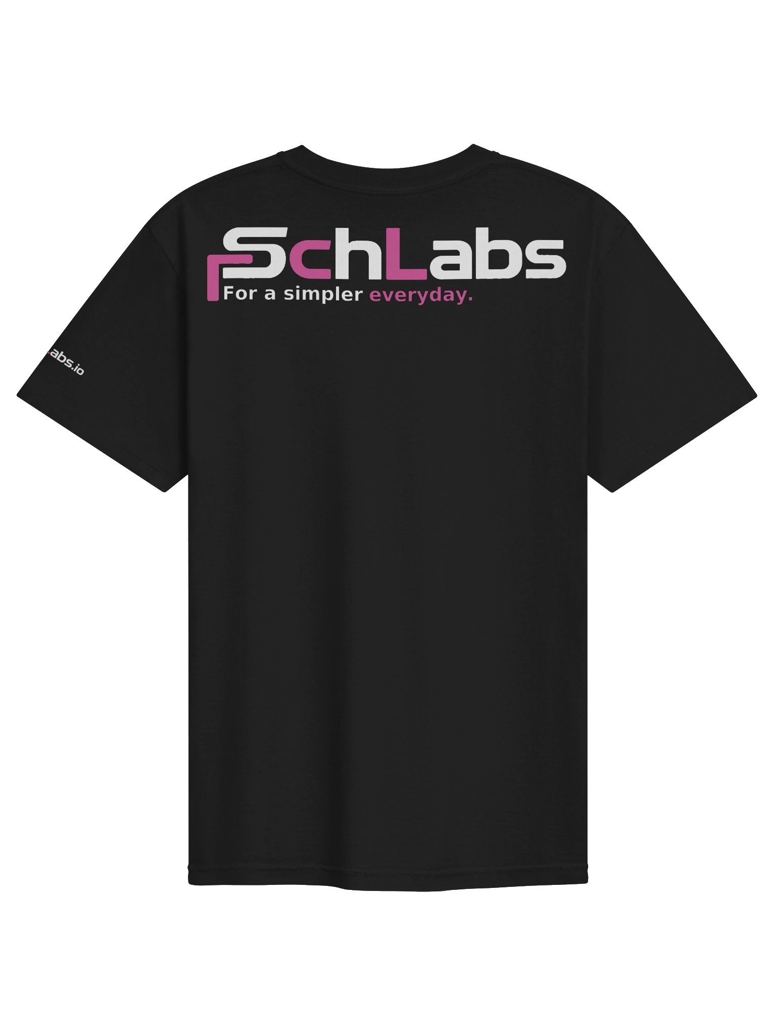 SchLabs Signature Everyday Tee — Black & Pink product image (2)