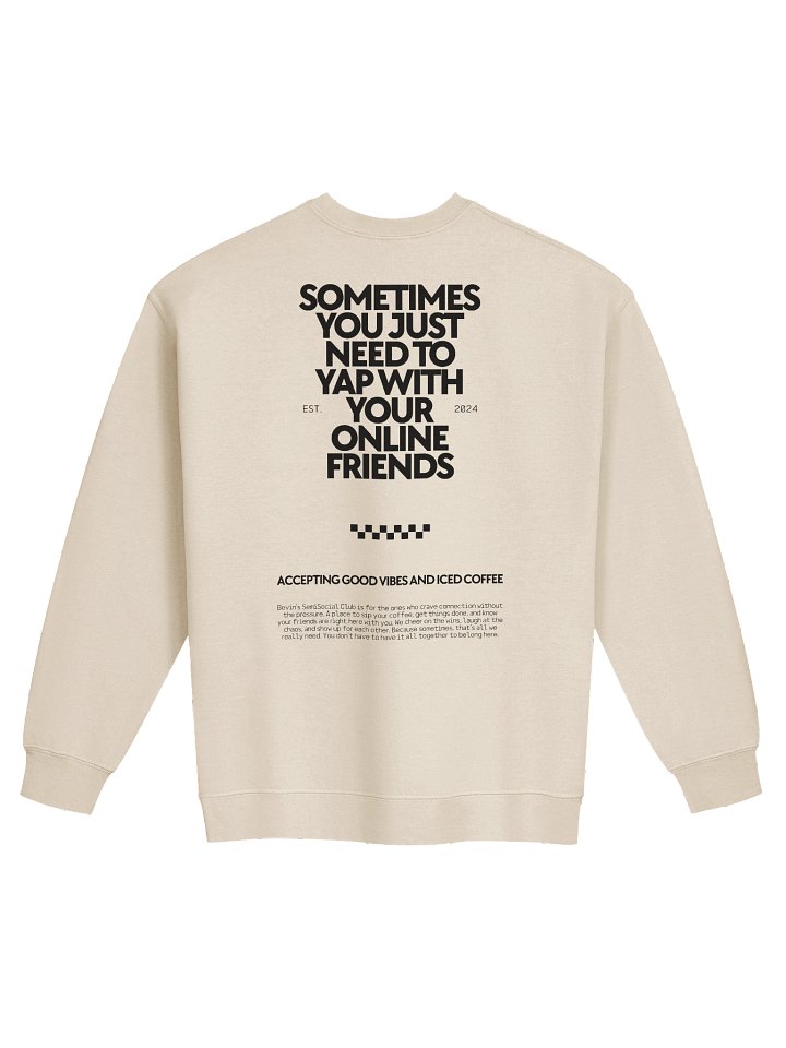 lets yap crewneck product image (2)