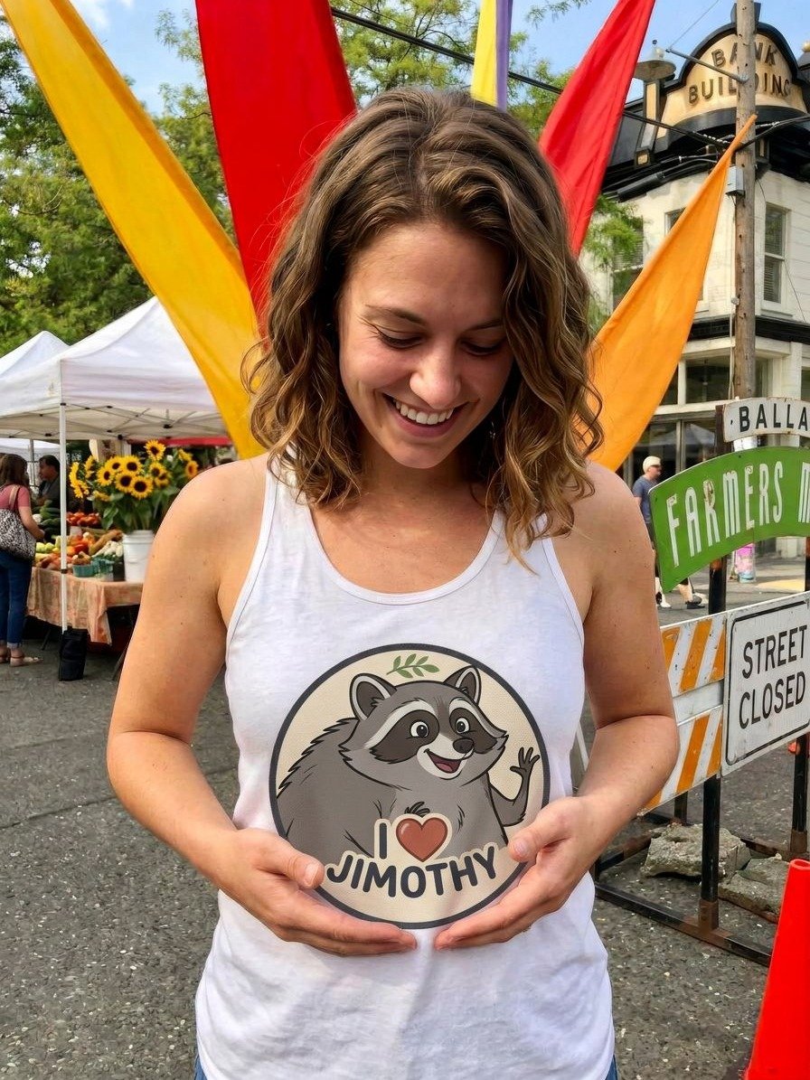 I Love Jimothy Women's Racerback Tank product image (1)