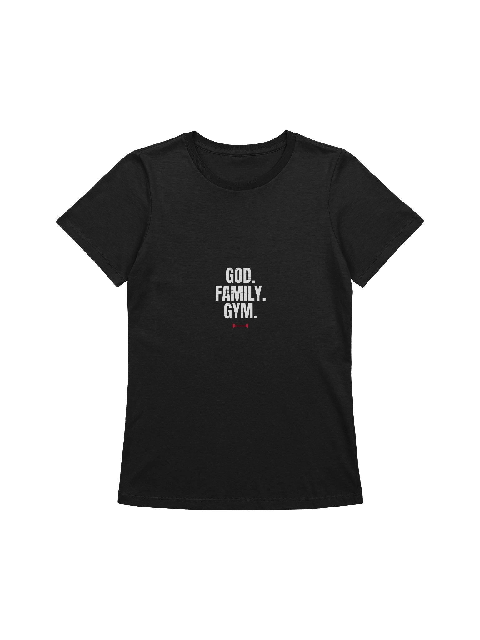 God. Family. Gym. — Women's Fitted Athletic Tee product image (1)