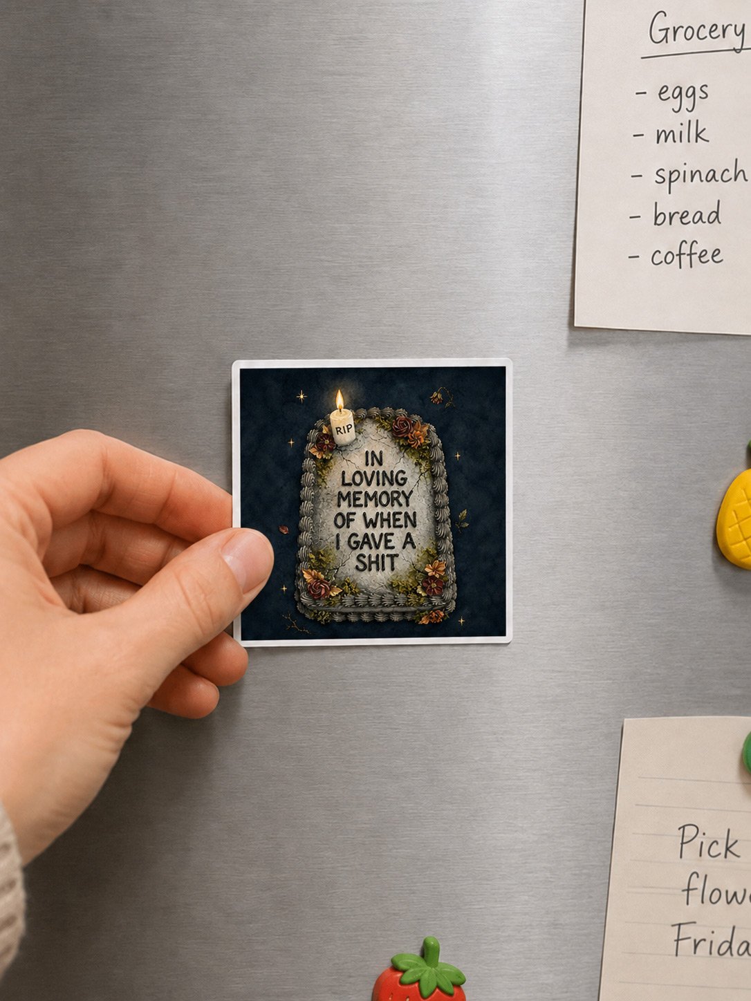 In Loving Memory of When I Gave a Shit Magnet product image (2)