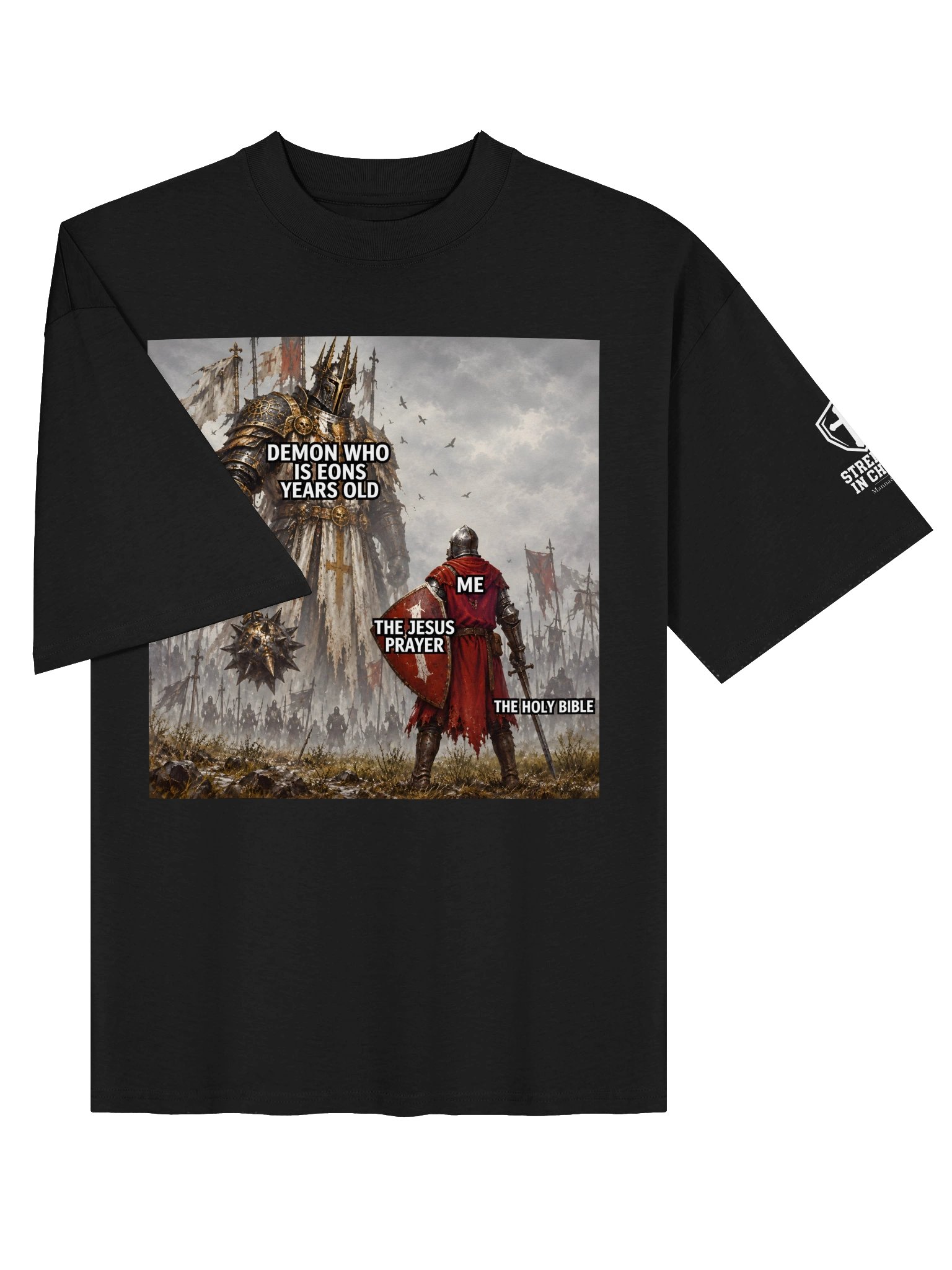 Faith Over Fear Fantasy Battle Tee *Organic product image (11)