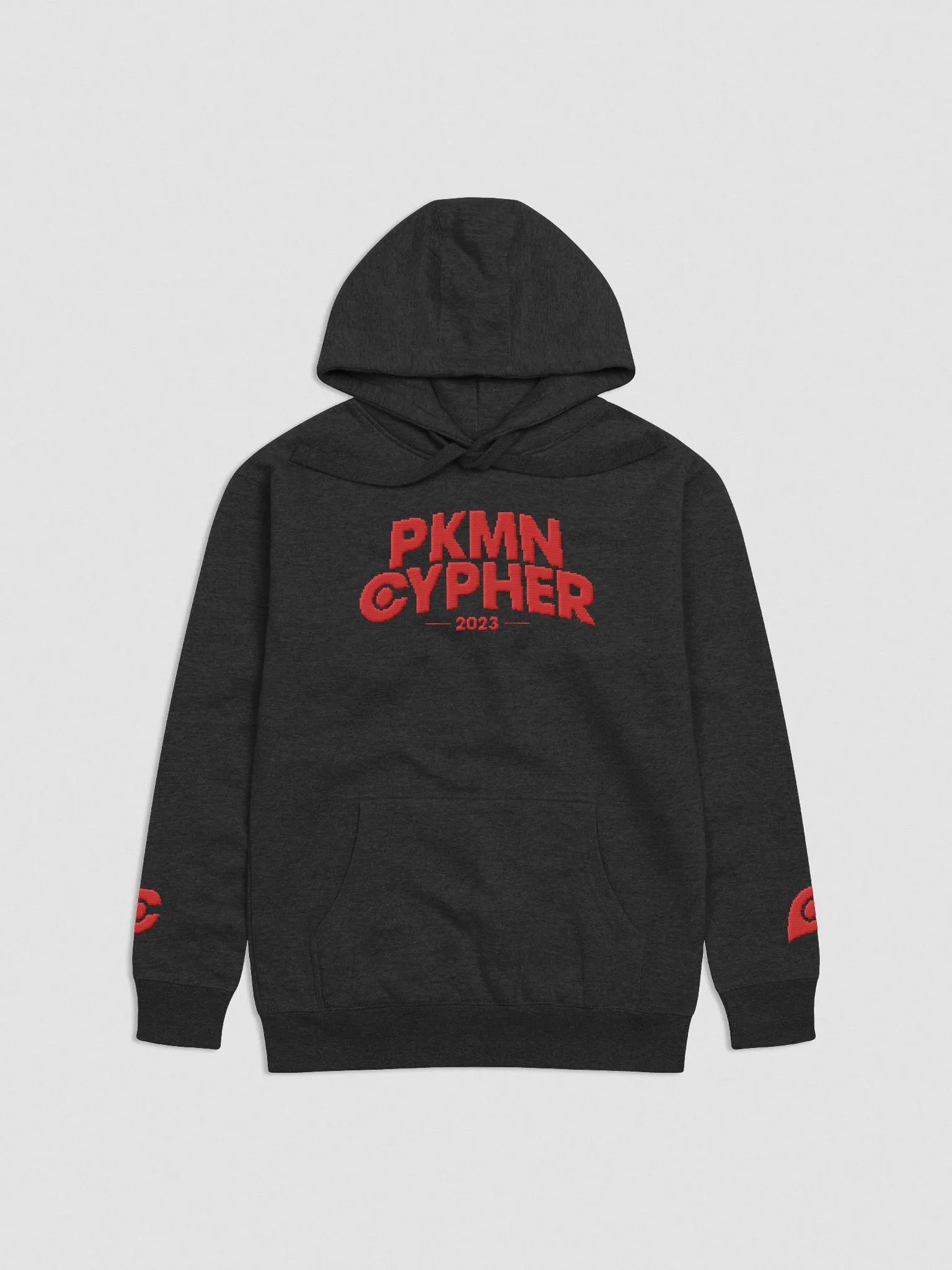 Cypher Logo Hoodie (Orange Embroidered) product image (1)