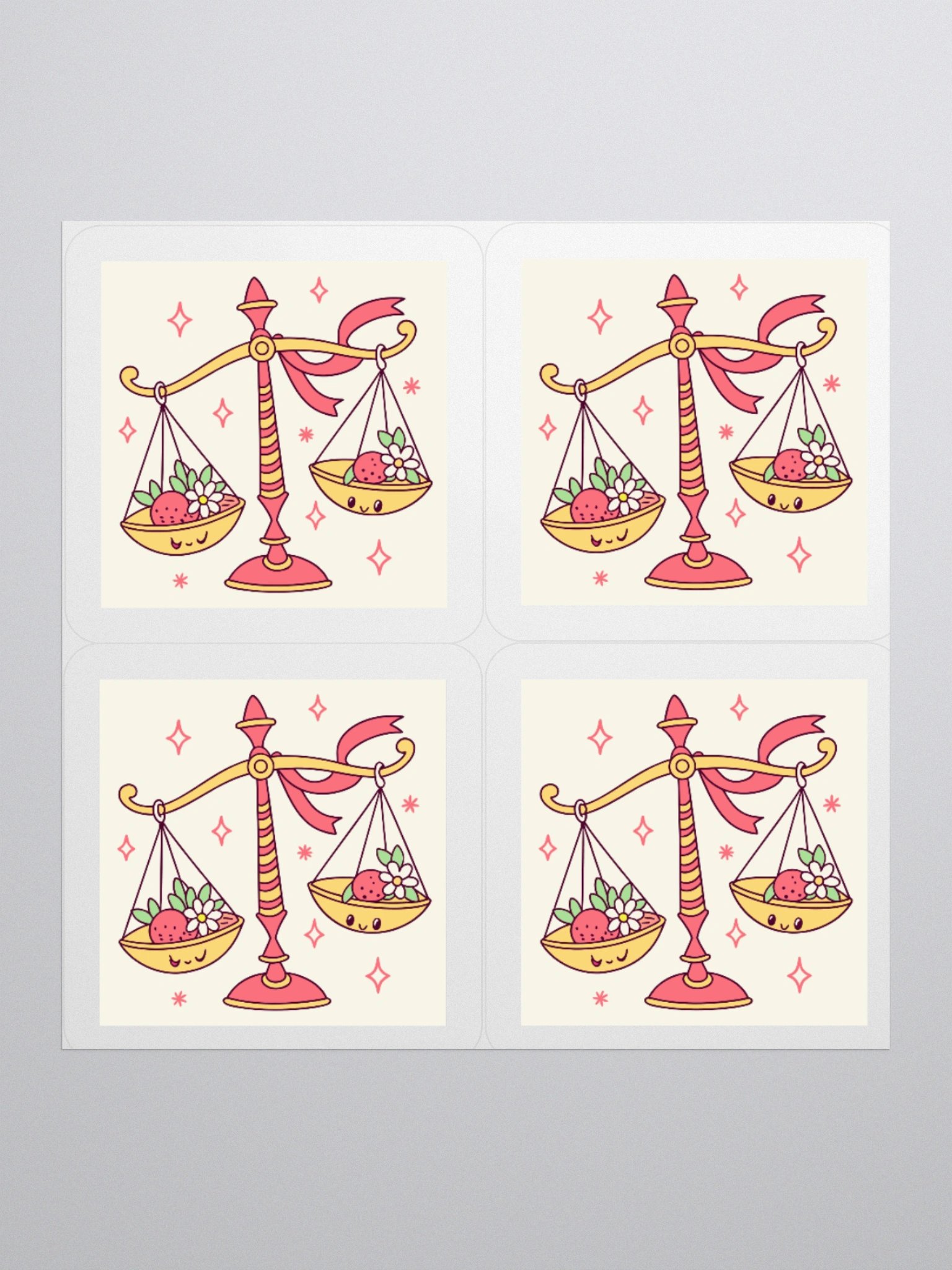 Libra Kiss Cut Stickers product image (1)