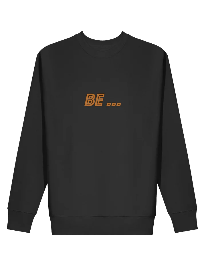 Bold Orange Letter Printed Premium Sweatshirt product image (7)