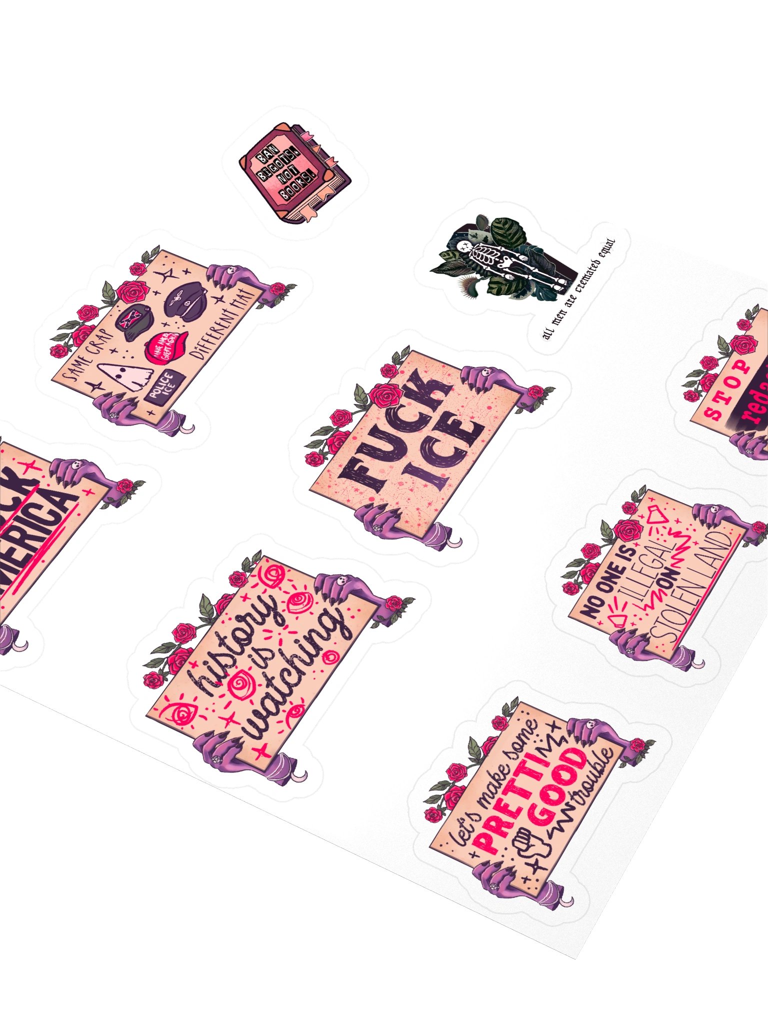 Fight Facism Sticker Sheet product image (3)