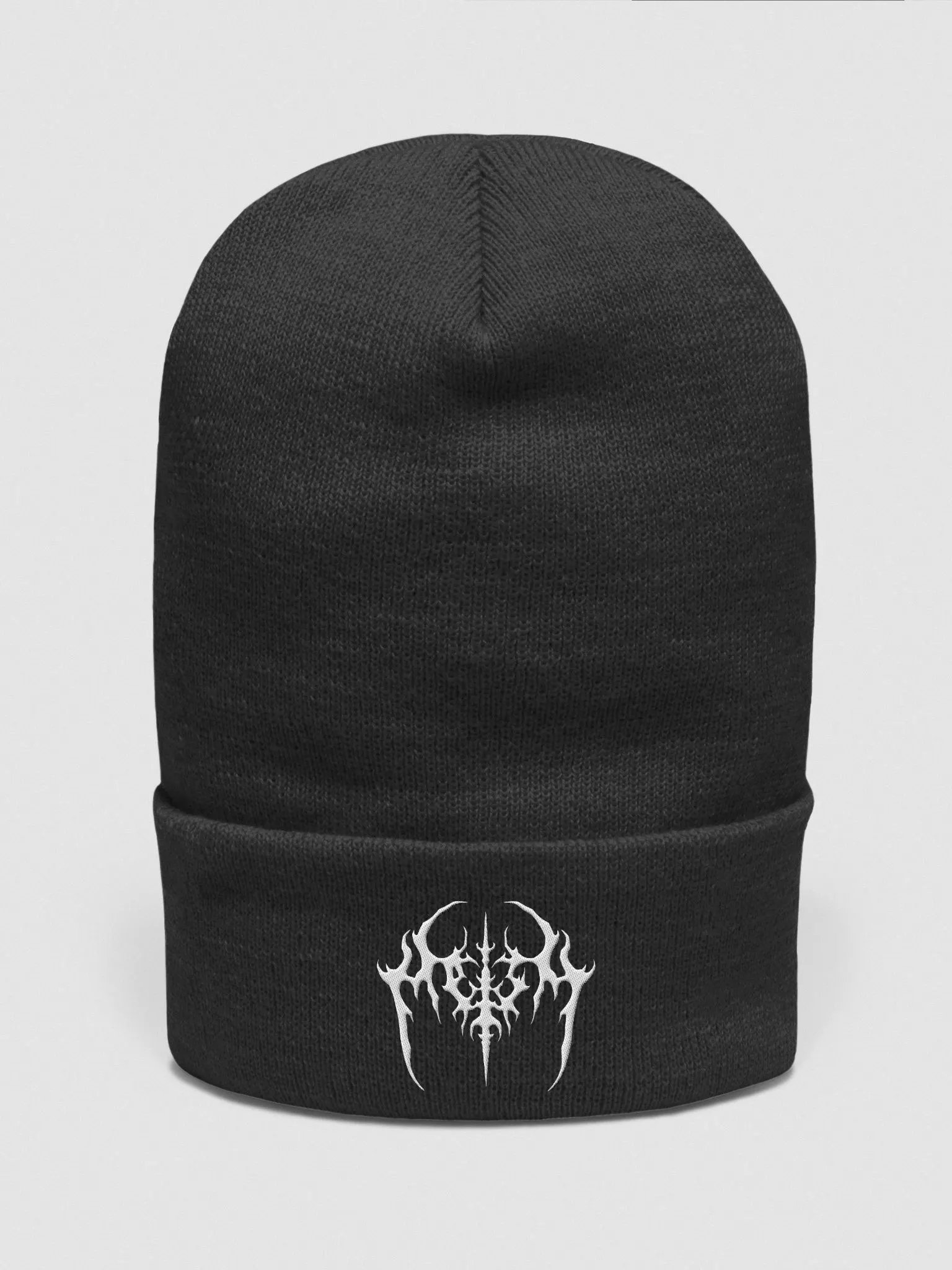 LOGO beanie - white stitching product image (1)