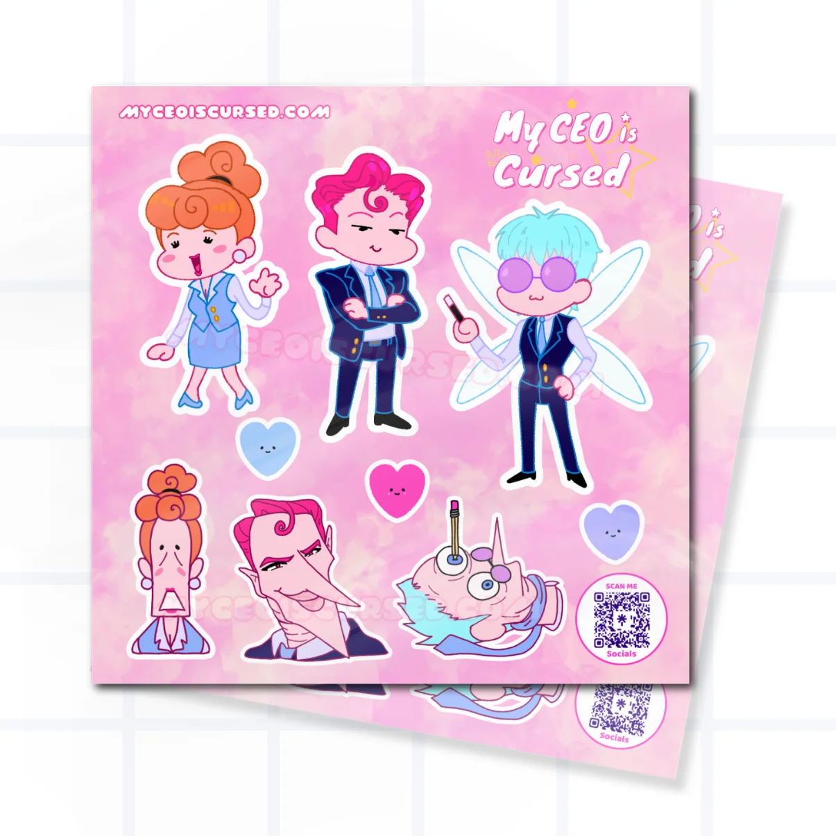 My Ceo Is Cursed - Sticker Sheet product image (1)