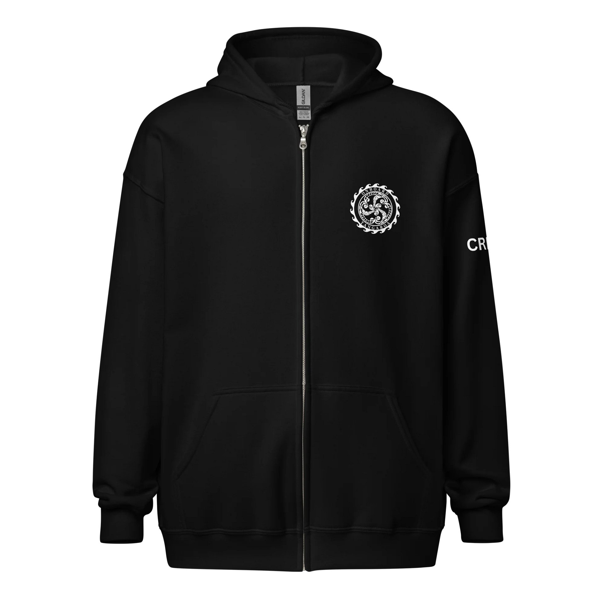 Zip-Up Hoodie – Crew Only (CREW on sleeve) product image (1)