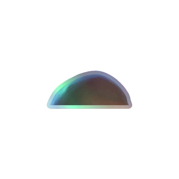 Epic Bald Head Halo Sticker product image (1)