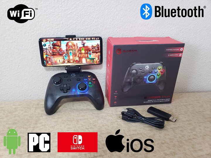 Wireless / Bluetooth Video Game Controller Gamepad - Android iPhone Nintendo Switch PC iOS TV macOS product image (1)
