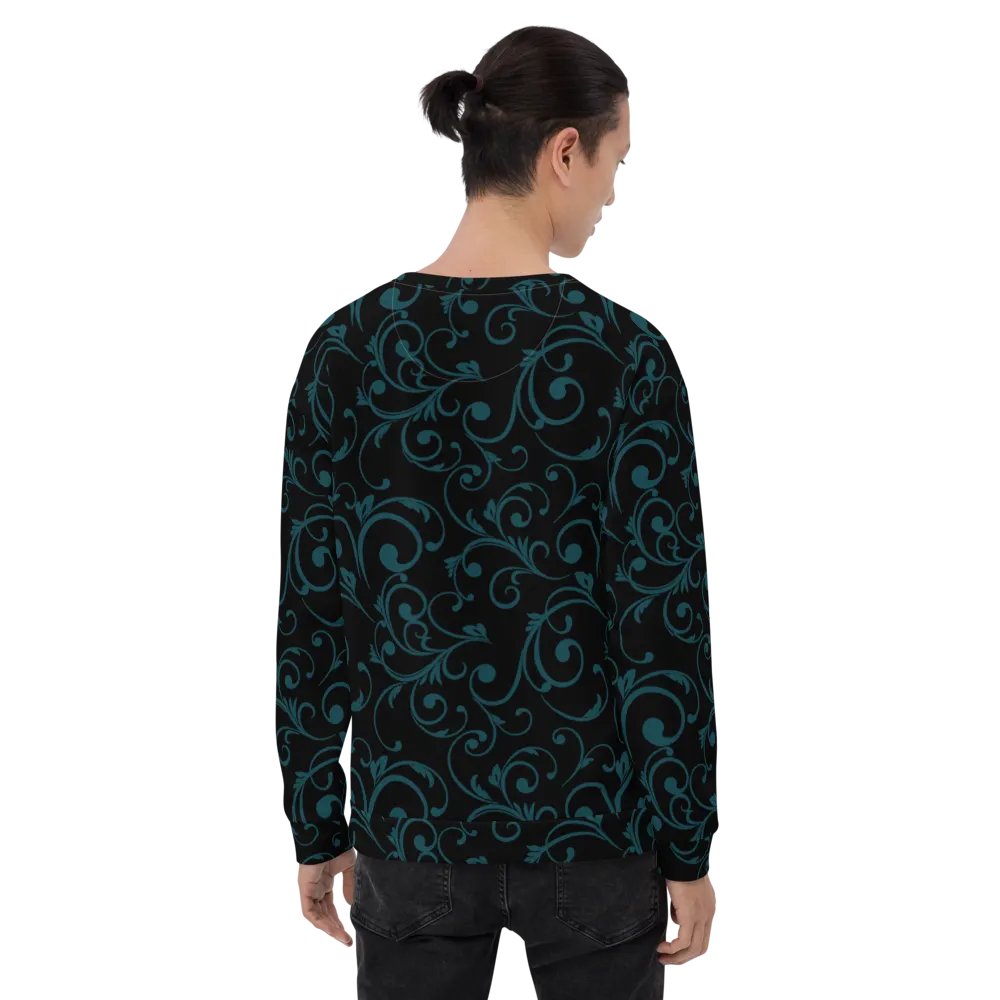 Dark Teal Twirl Sweatshirt product image (10)