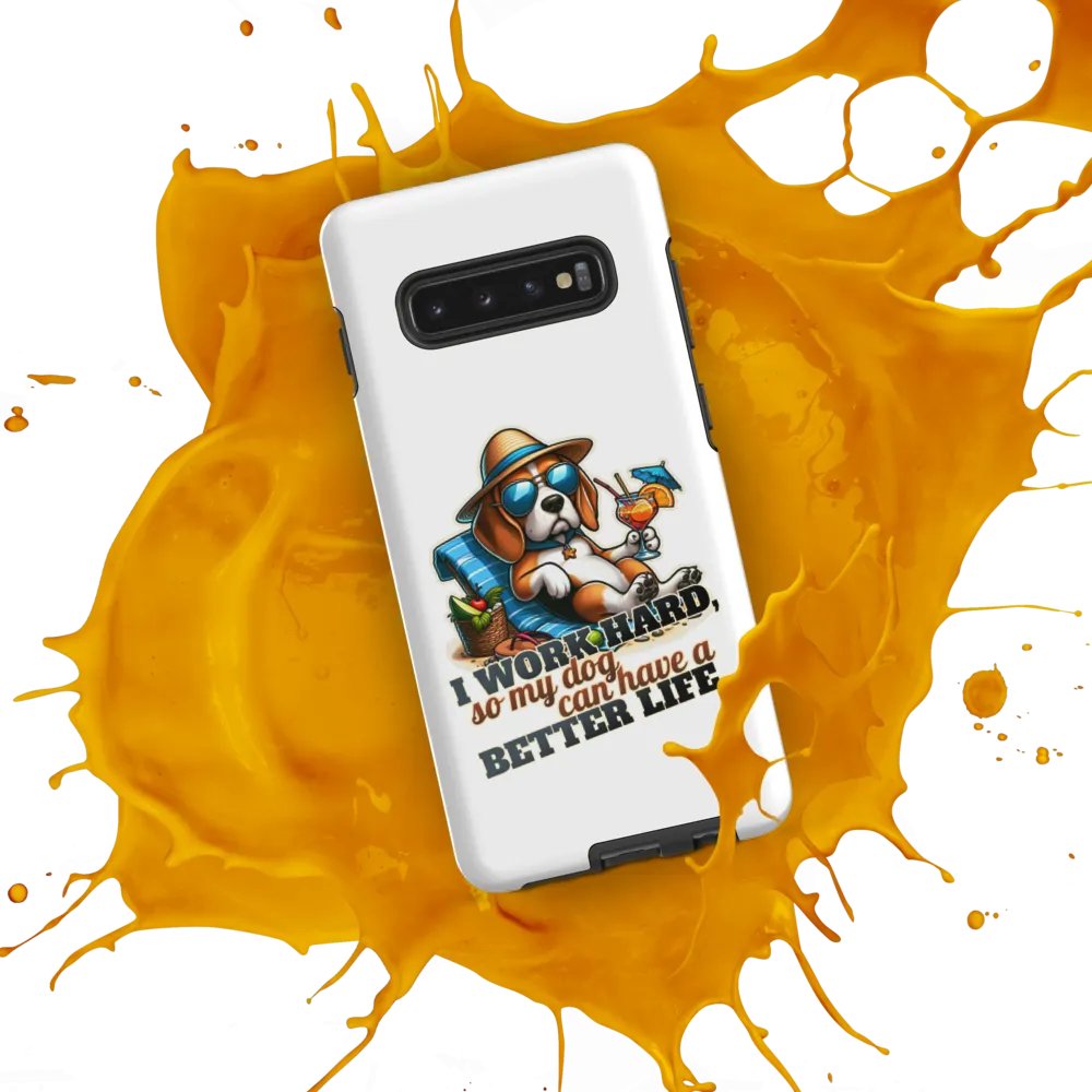 Work Hard - Beagle Beach - Tough Case for Samsung® product image (53)
