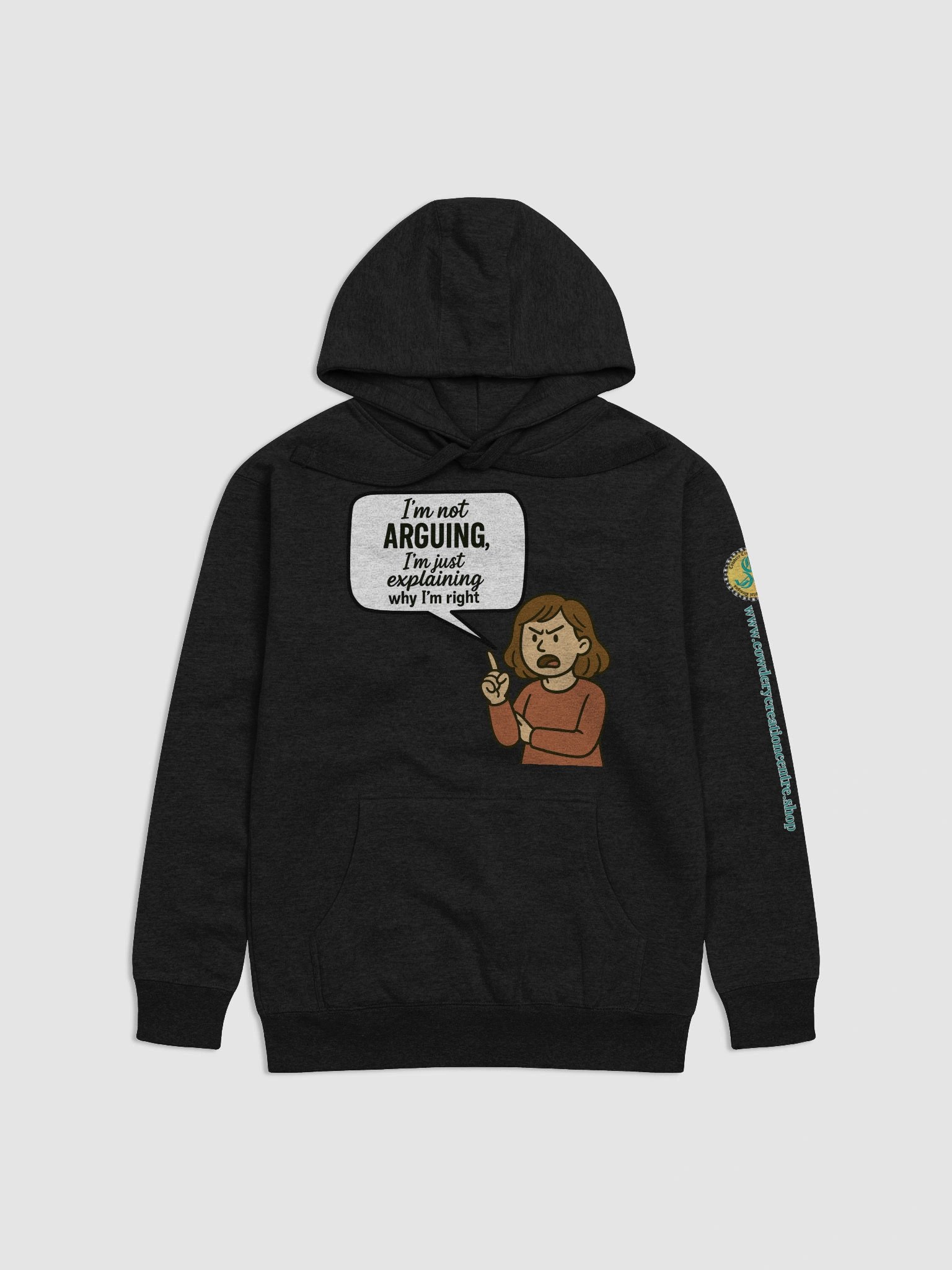 I'm not Arguing (Female) Cotton Heritage Unisex Premium Hoodie product image (13)