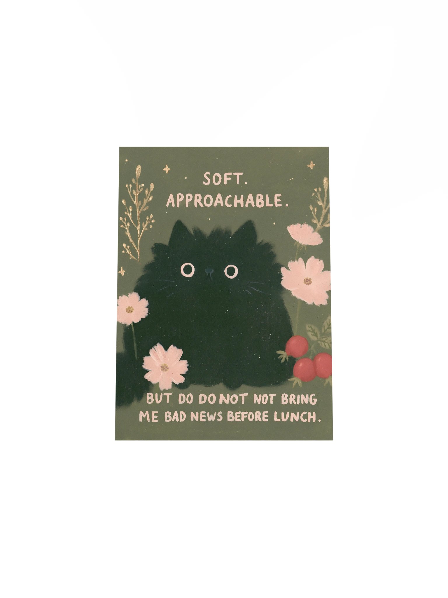 Soft. Approachable. Cat Poster product image (4)