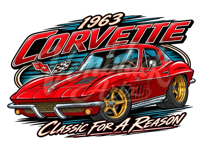 1963 Corvette – Classic in Red Collection
