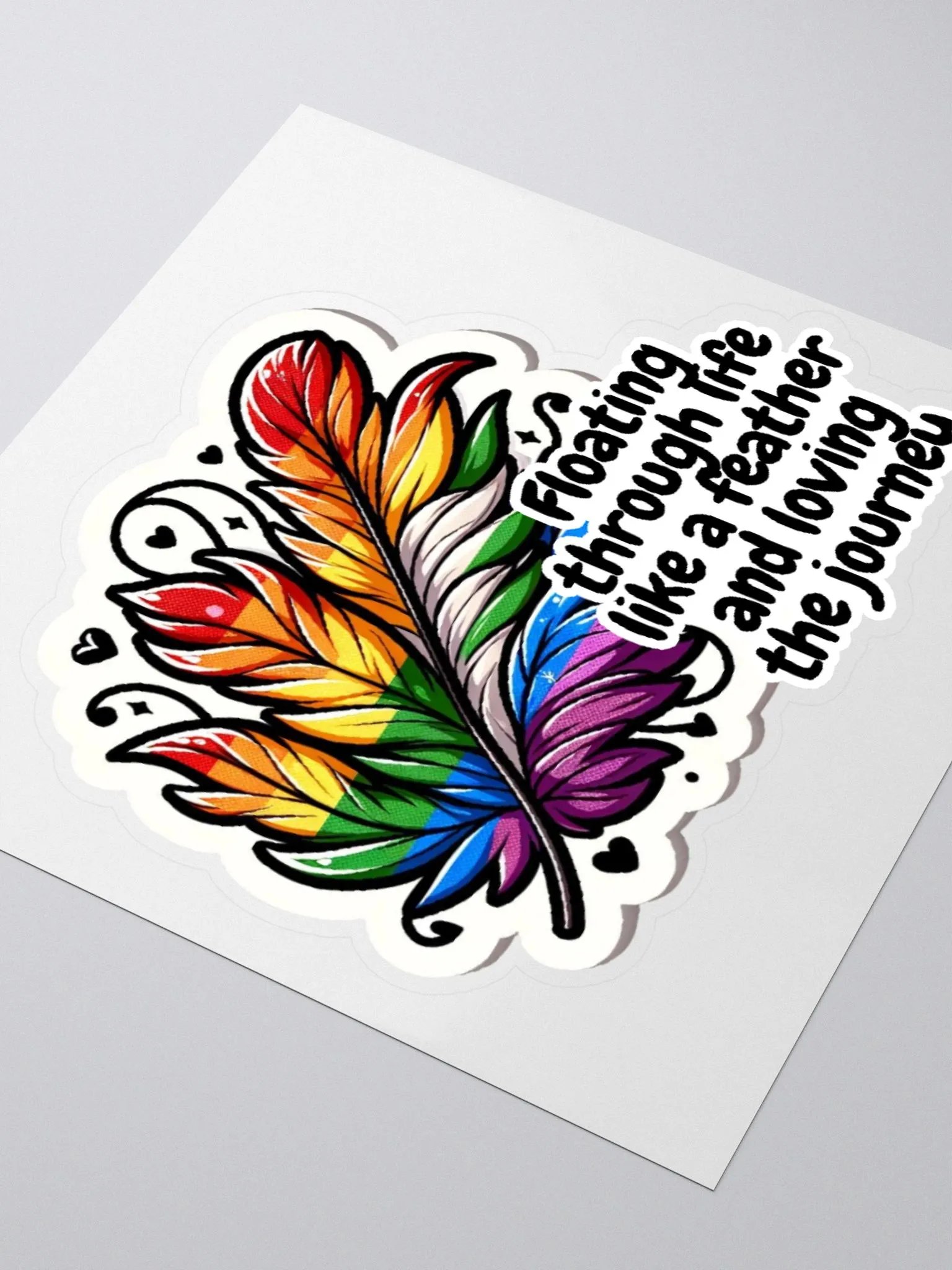 Floating Through Life Like-Sticker-Happy Sticker-Jolly Sticker product image (7)