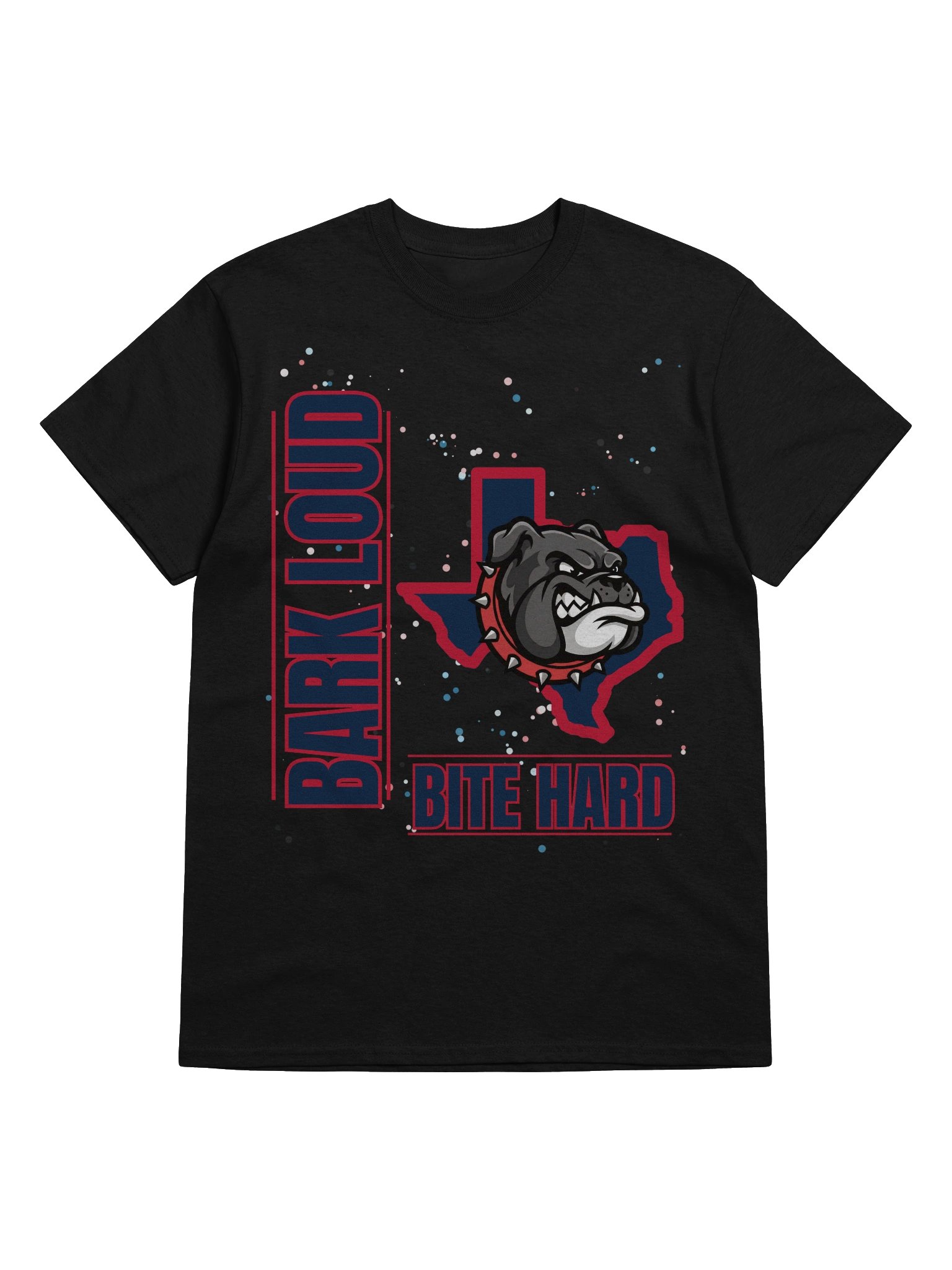Bark Loud Spirit Tee - Red on Blue [READ DESCRIPTION FOR CUSTOMIZATION] product image (39)
