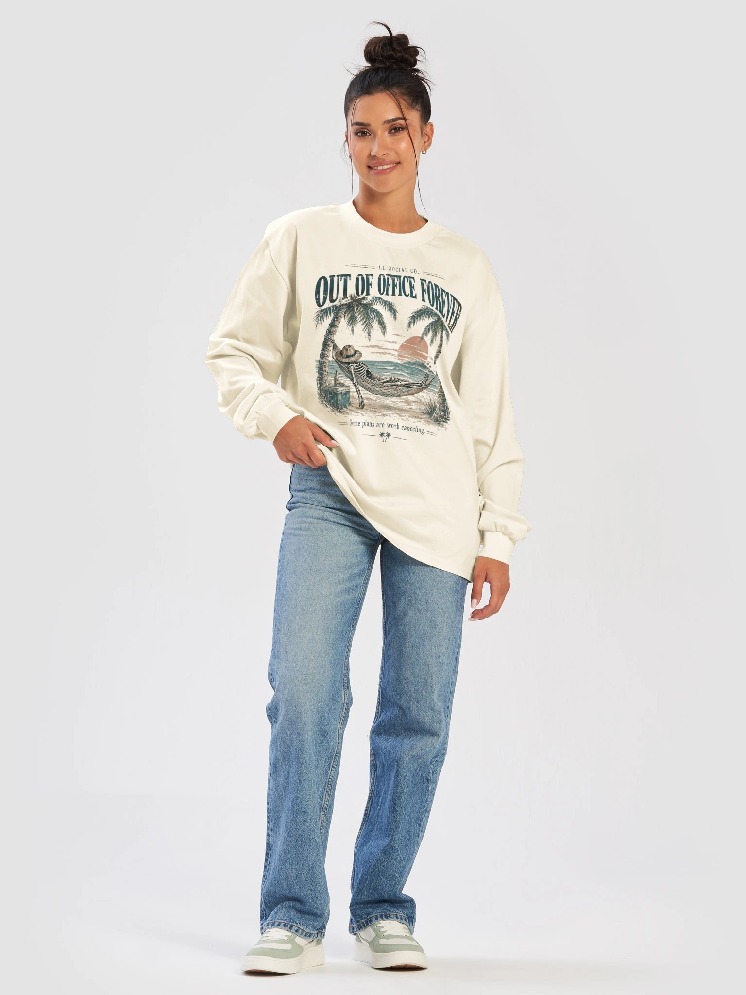 Out of Office Forever Premium Long Sleeve product image (18)